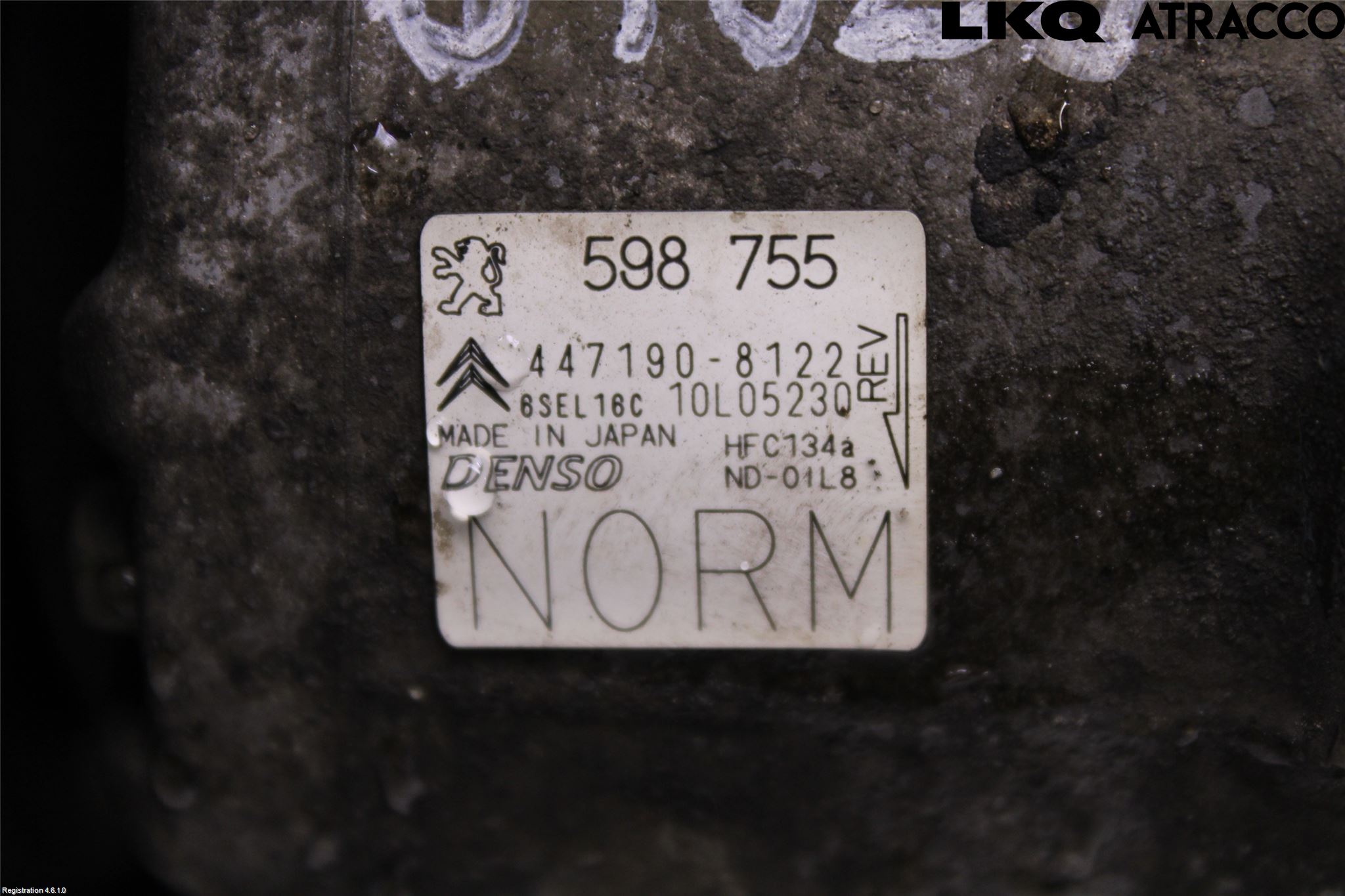 Peugeot 3008 09-16 Varme Ac Kompressor