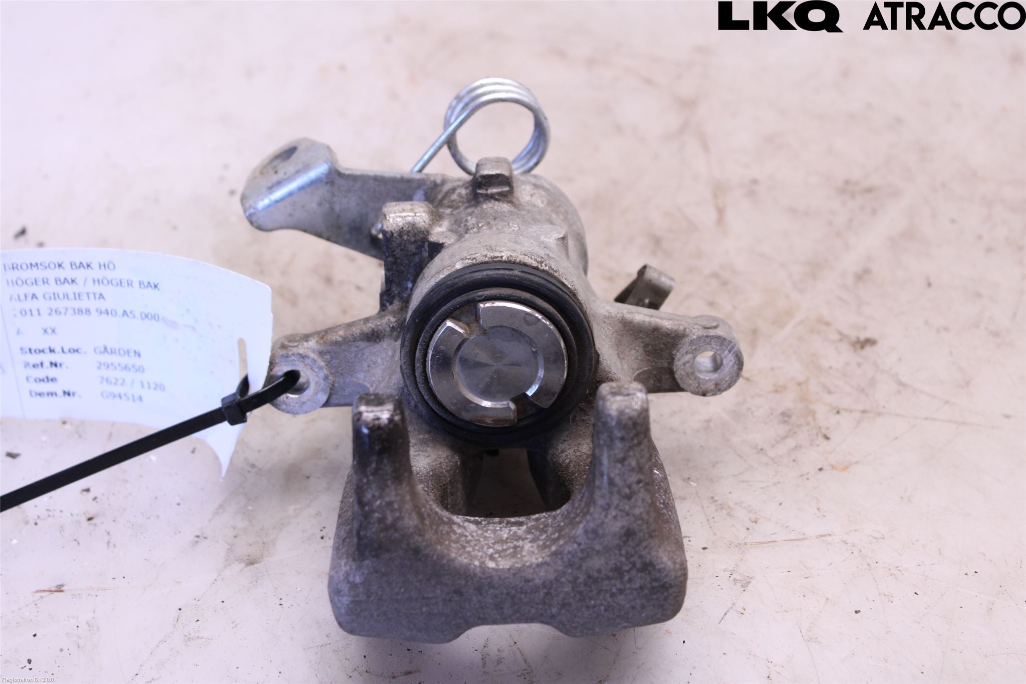 Alfa GIULIETTA Bremsecaliper Bak Høyre