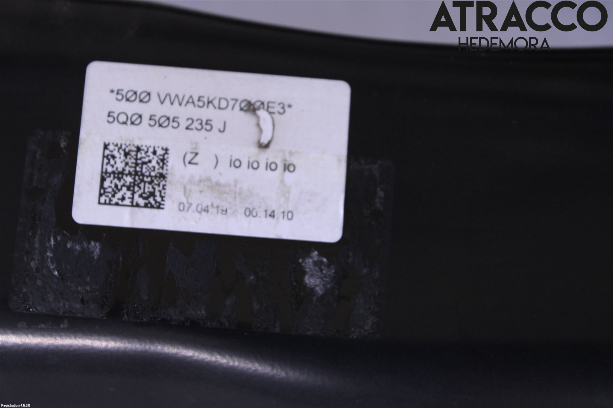 Audi A3/S3 8V 13-20 Bakaksel Feste Travers-Ramme