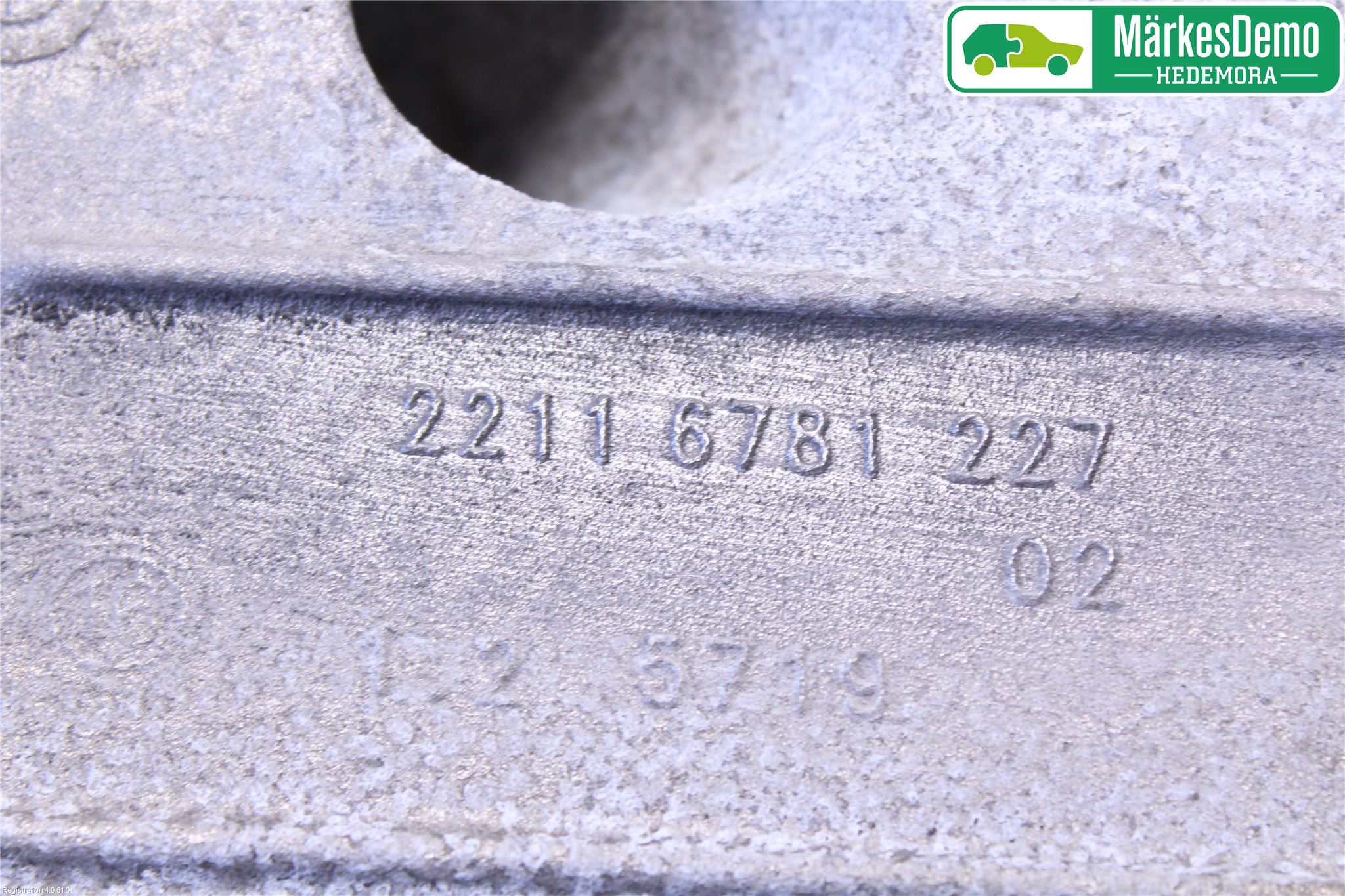 BMW 5 F10/F11/F18 09-17 Motor Feste Stål-Alu