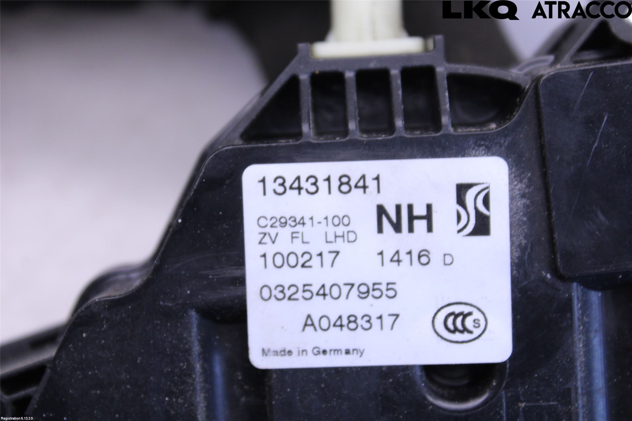 Opel CORSA E 15-19 Dørlås - Låsekasse