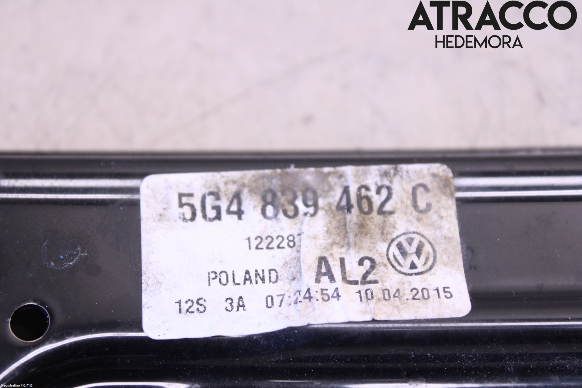 Volkswagen VW GOLF / E-GOLF VII 13-20 Vindusheis El Komp