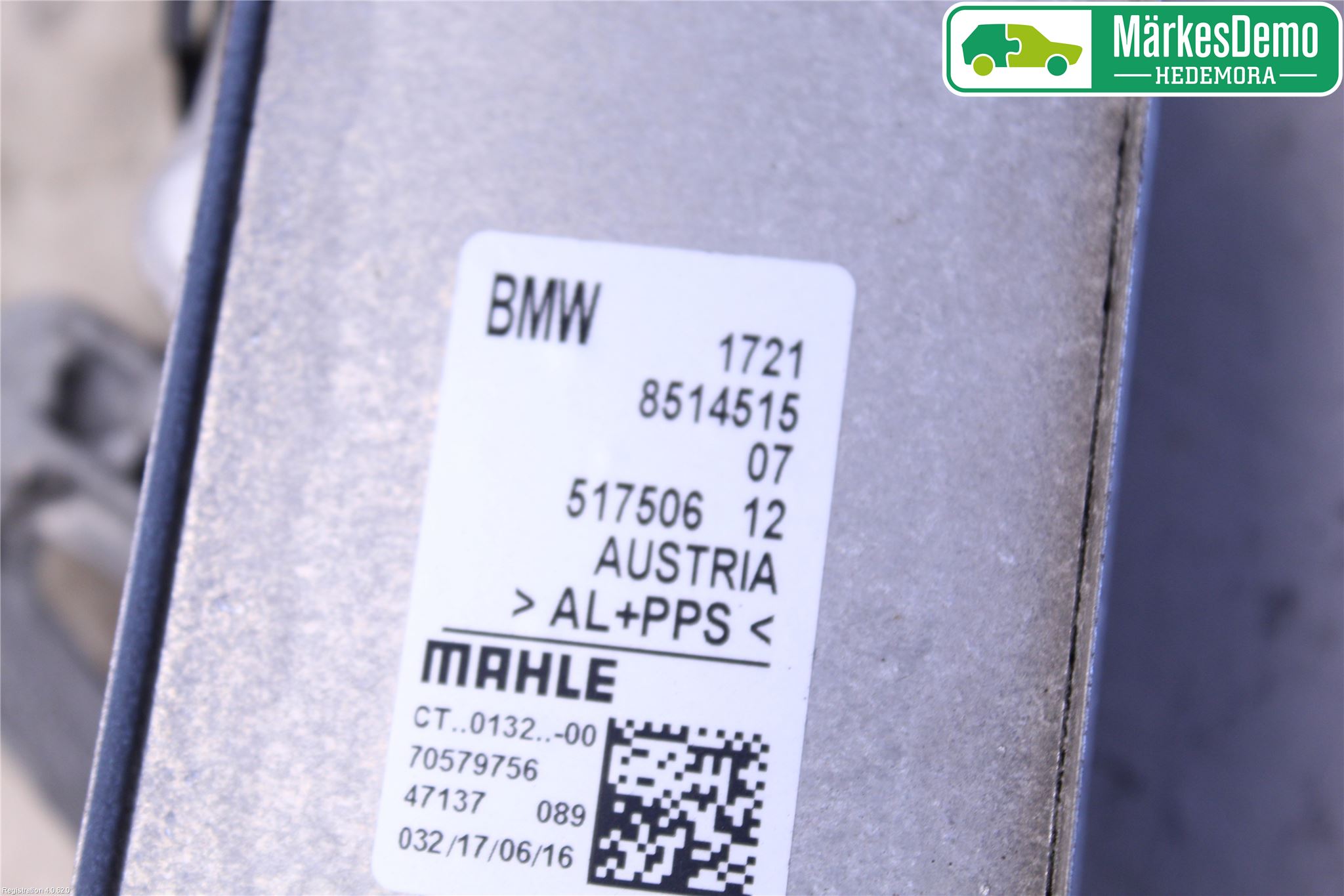 BMW 3 F30/F31/F80 12-19 Radiator Oljekjøler Automatgea