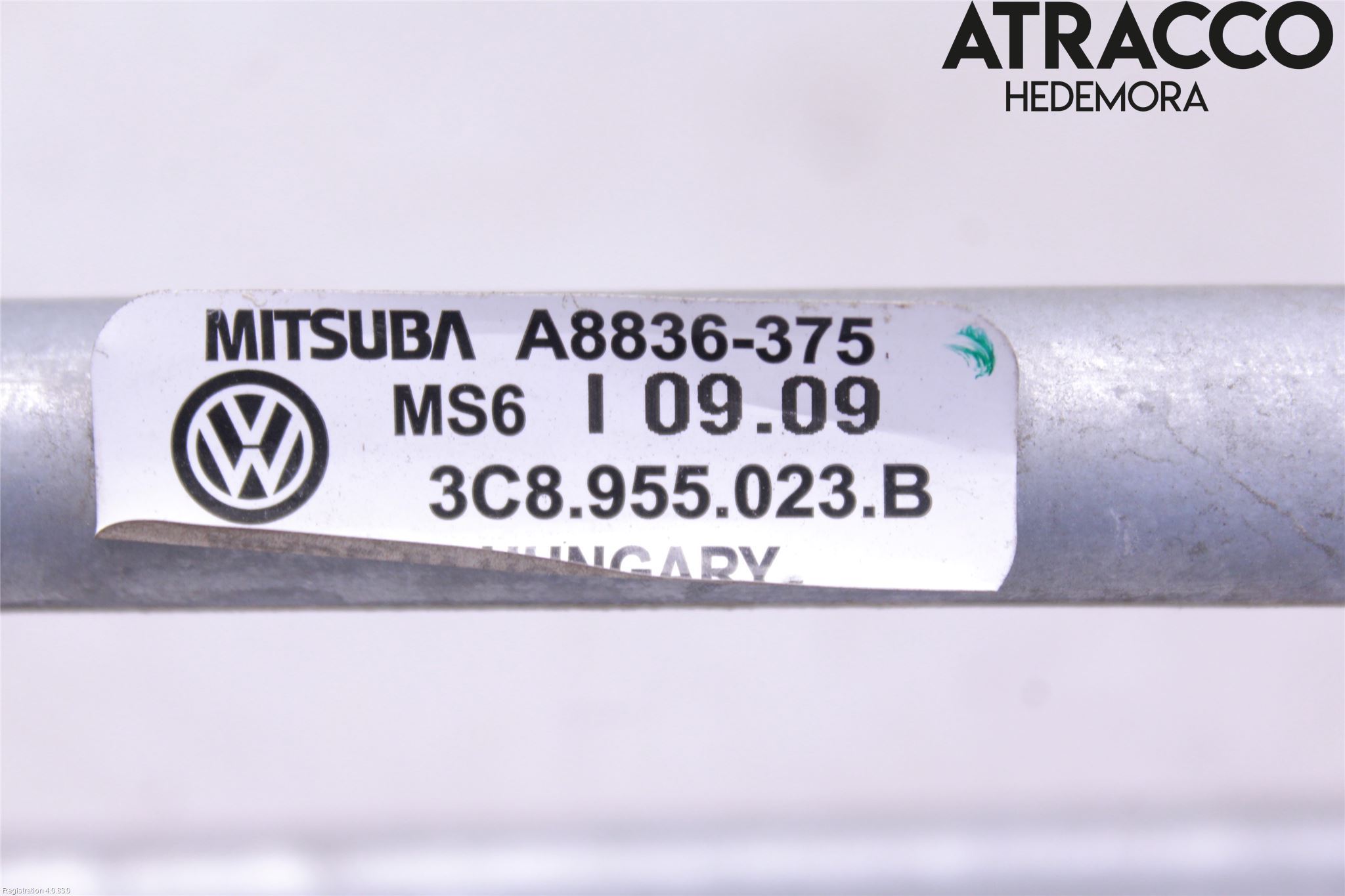 Volkswagen VW PASSAT CC 08-16 Viskeroverføring Frontrute