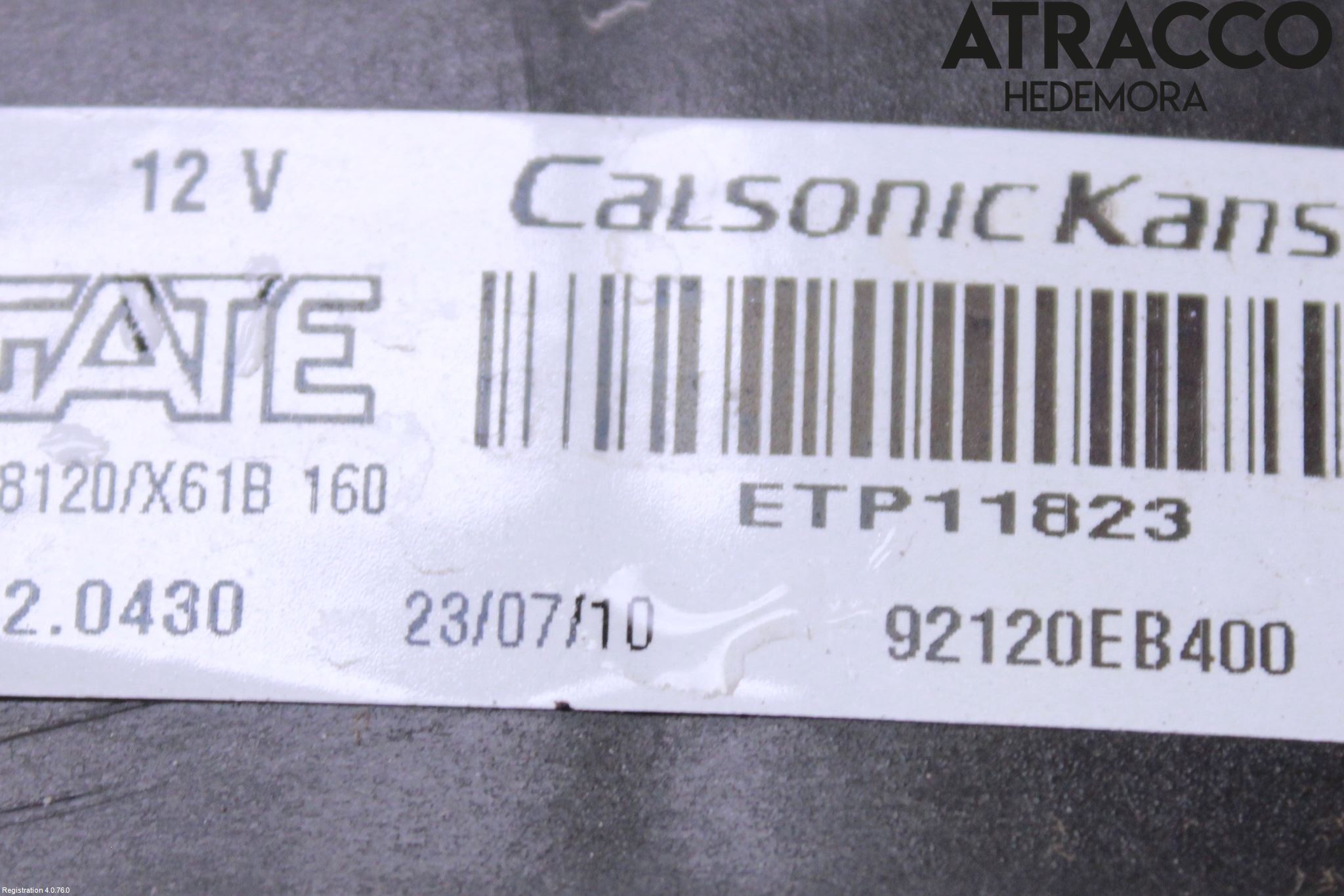Nissan NAVARA 05-16 Kjølevifte Elektrisk