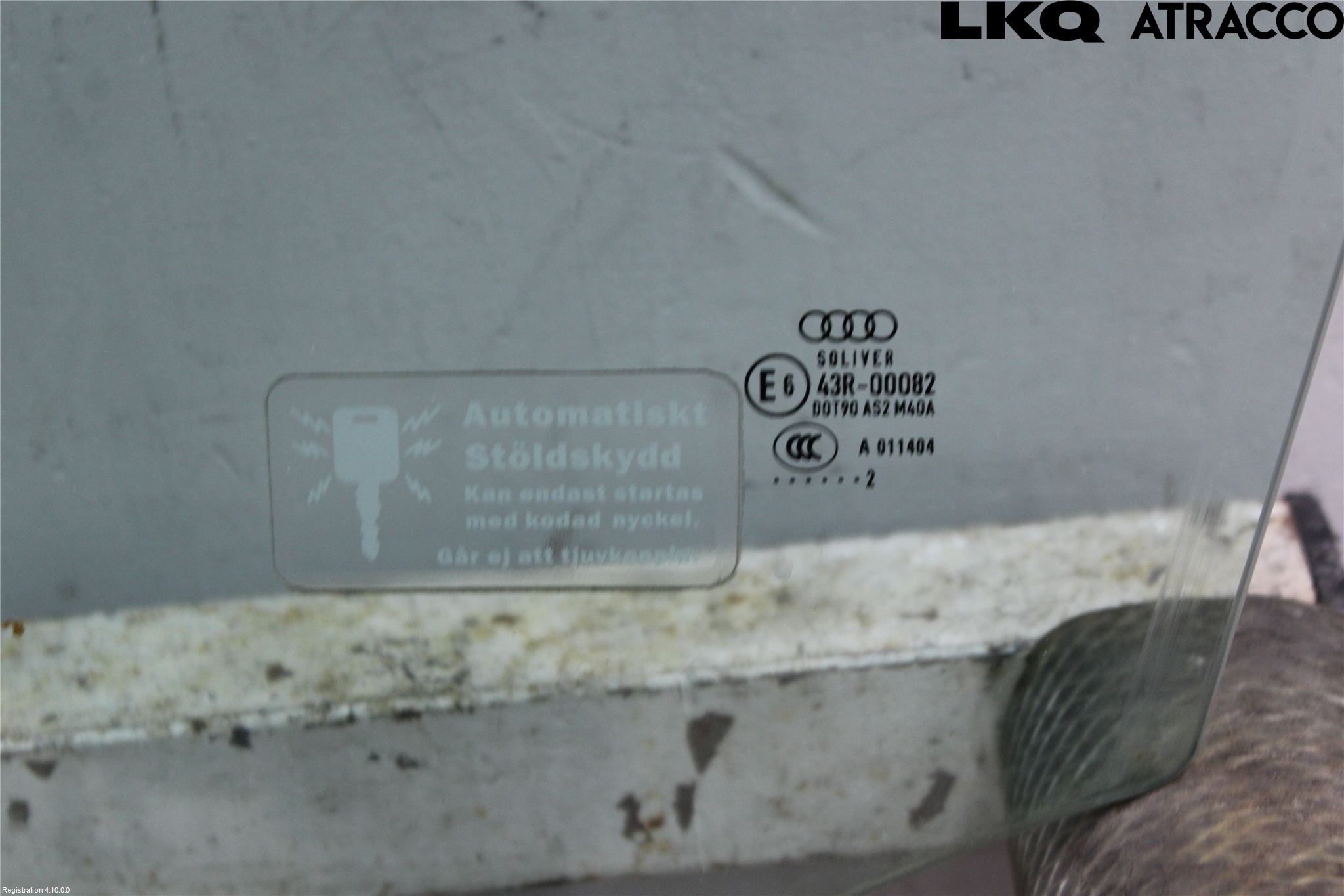 Audi A1/S1 11-18 Dørrute Foran Venstre 4 Dørs