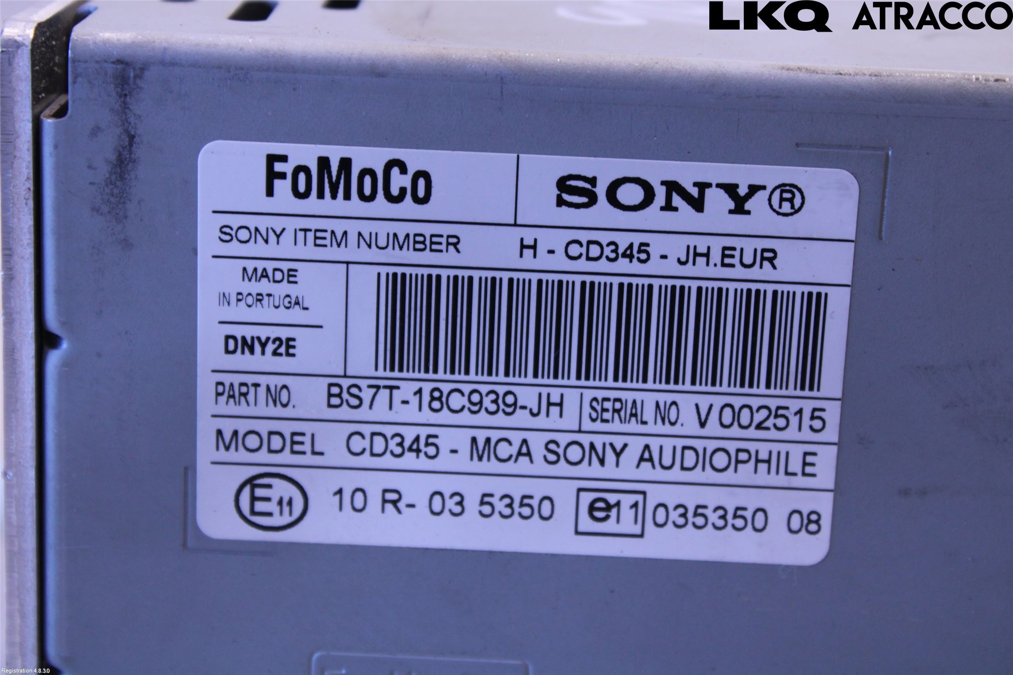 Ford S-MAX 06-15 Stereo Radio Med Cd