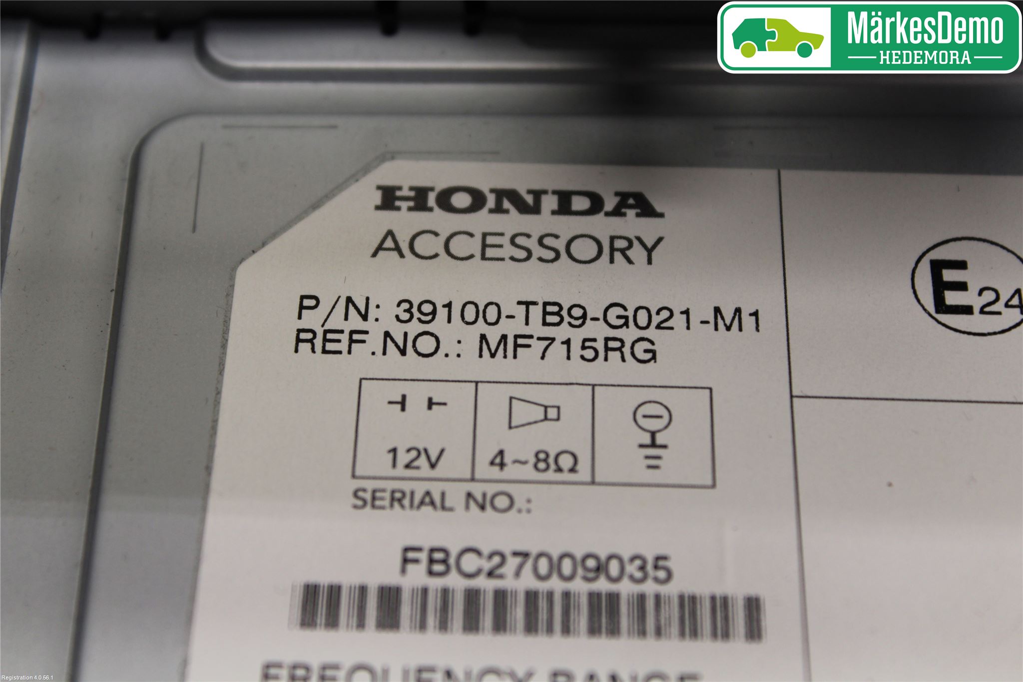 Honda CIVIC 12-16 Stereo Radio Med Cd
