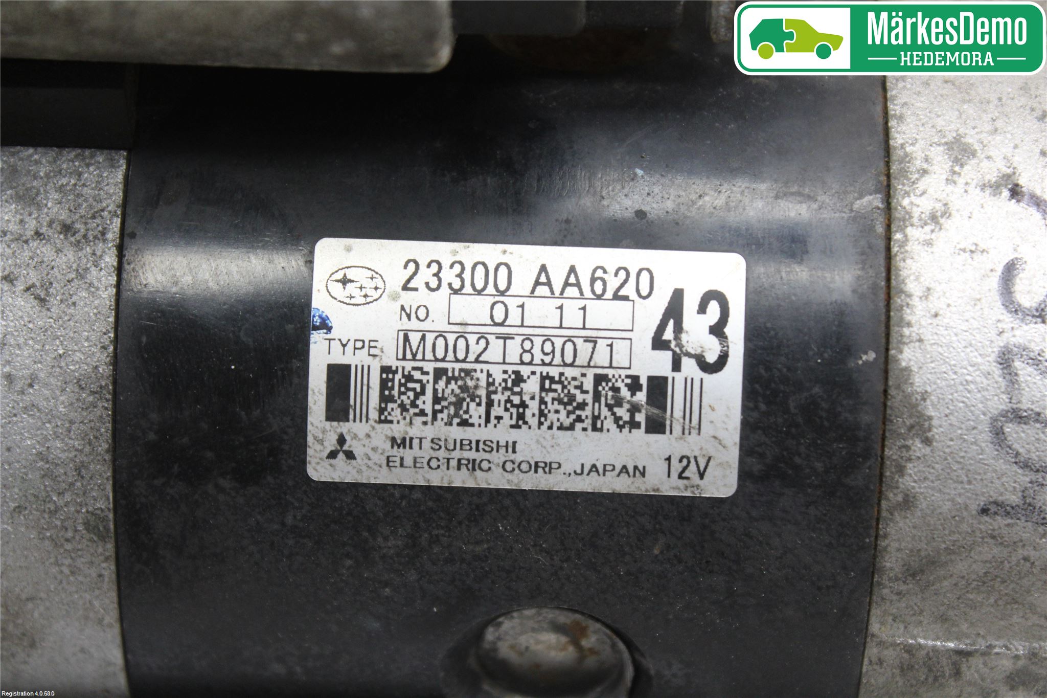 Subaru FORESTER SH  08-13 Startmotor Diesel
