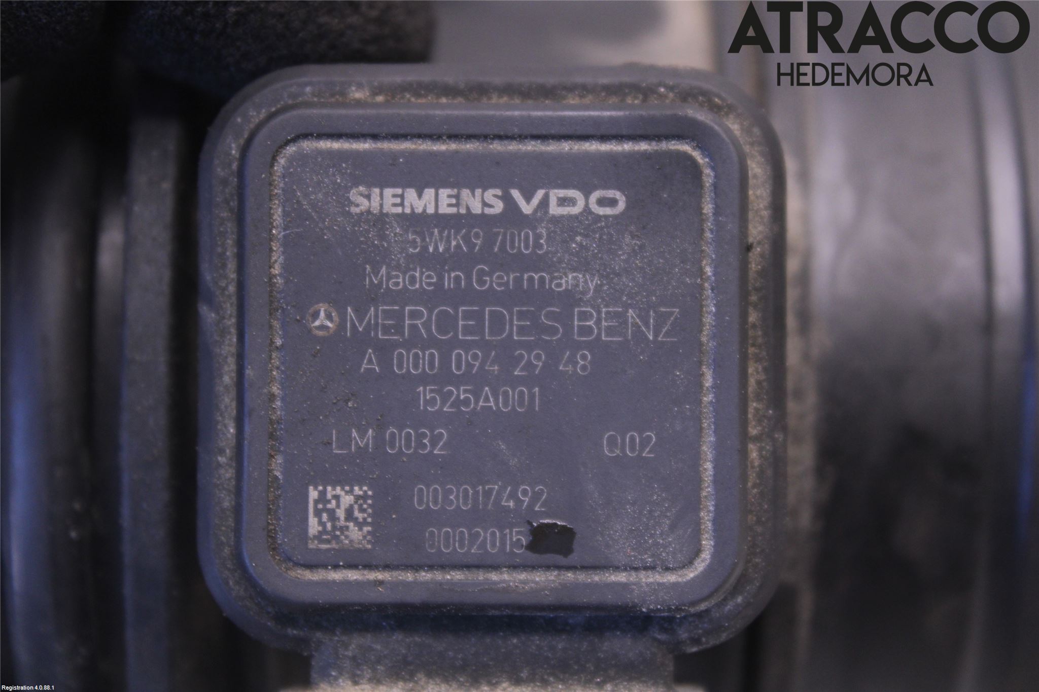 Mercedes-Benz MB B-KLASS (W245) 05-12 Inns Luftmassemåler