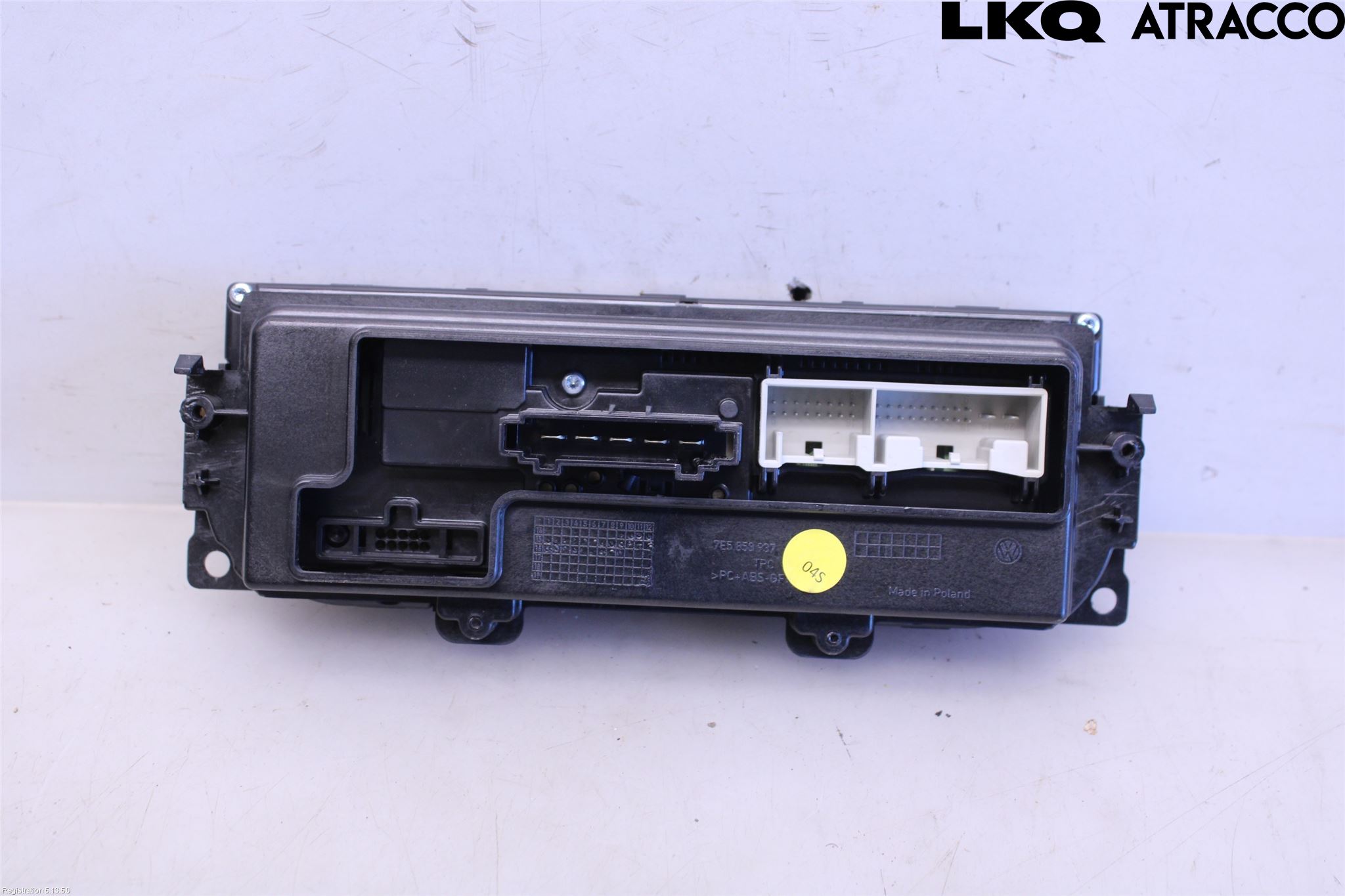 Volkswagen VW TRANSP/CARAVELLE (T6) 16-22 Varme Ac Betjening-Display