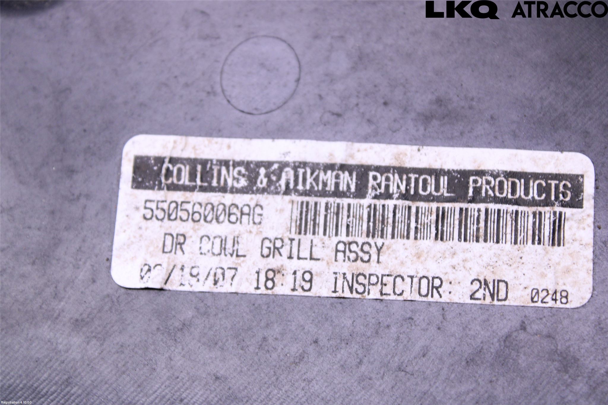 Dodge PICK UP RAM 81- Visker Deksel-Grill-Under Frr