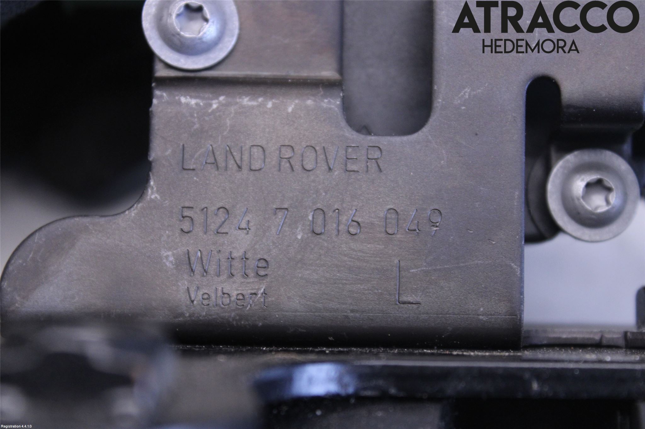 Landrover LAND ROVER DISCOVERY 4 10-16 Bakluke-Lokk Låsekasse