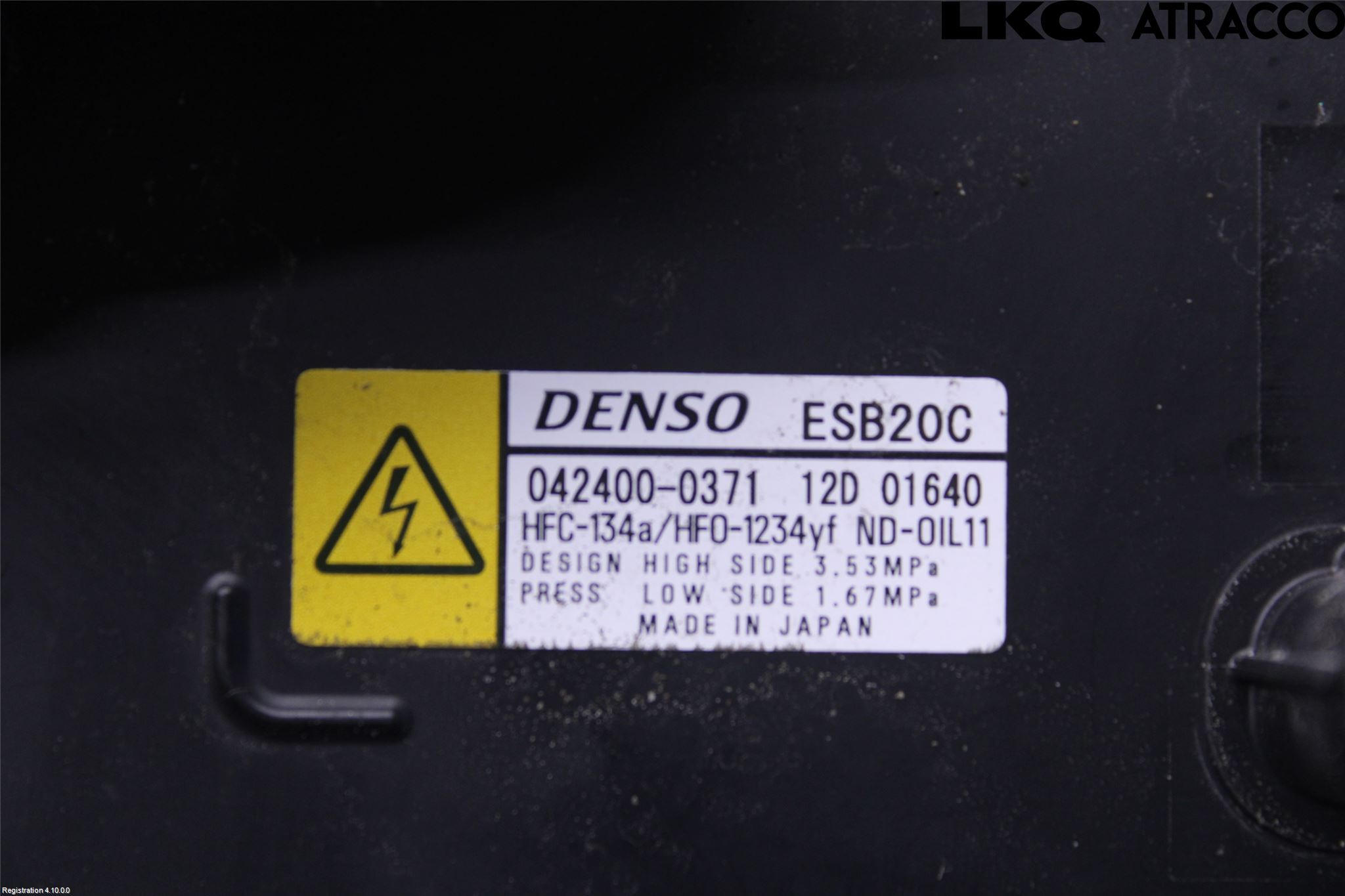 Toyota C-HR 16-23 Varme Ac Kompressor