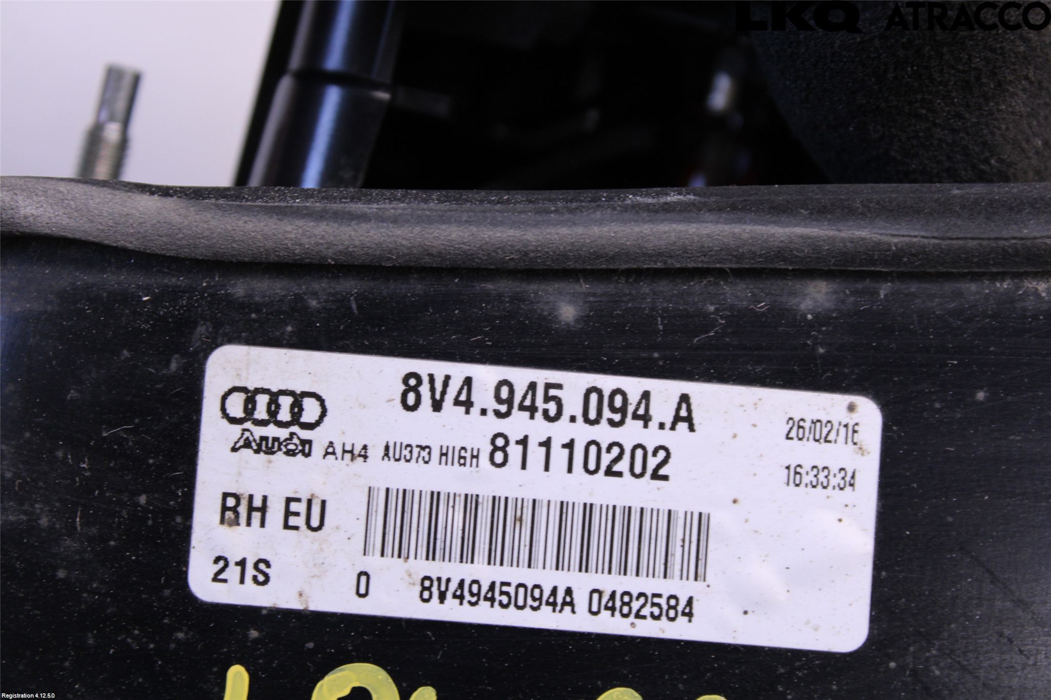 Audi A3/S3 8V 13-20 Baklykt Høyre  På Luke(Indre)