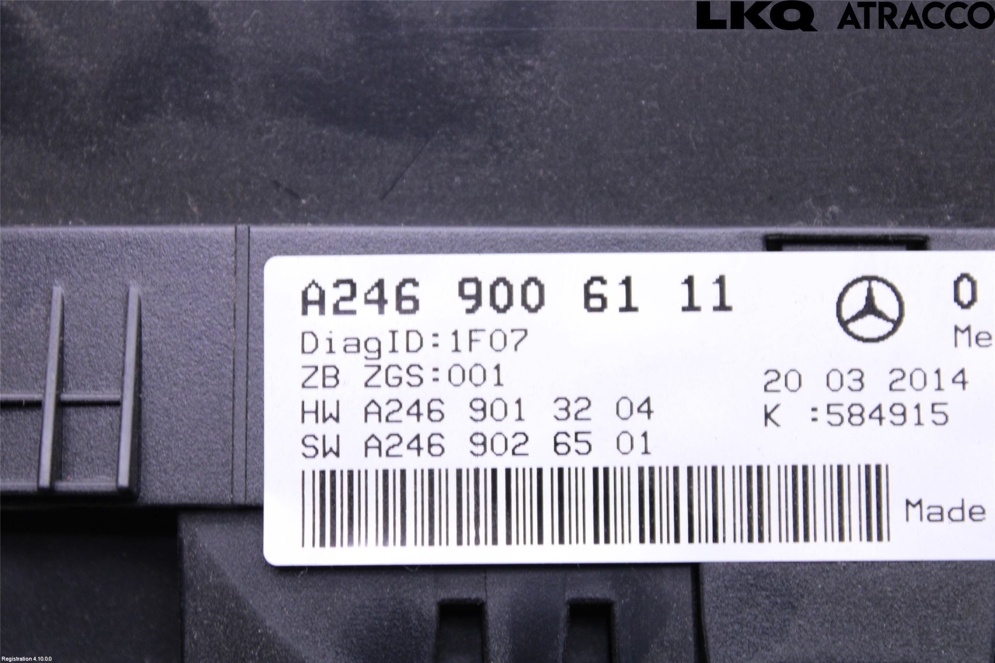 Mercedes-Benz MB B-KLASS (W246/W242) 12-19 Instr Kombinert