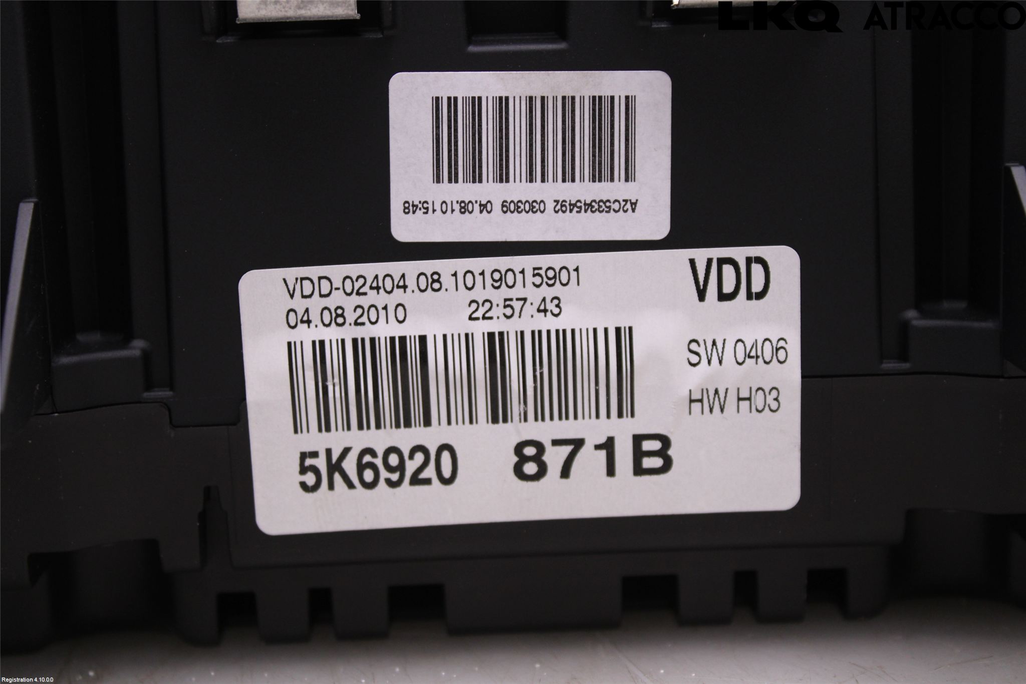 Volkswagen VW GOLF VI 09-13 Instr Kombinert
