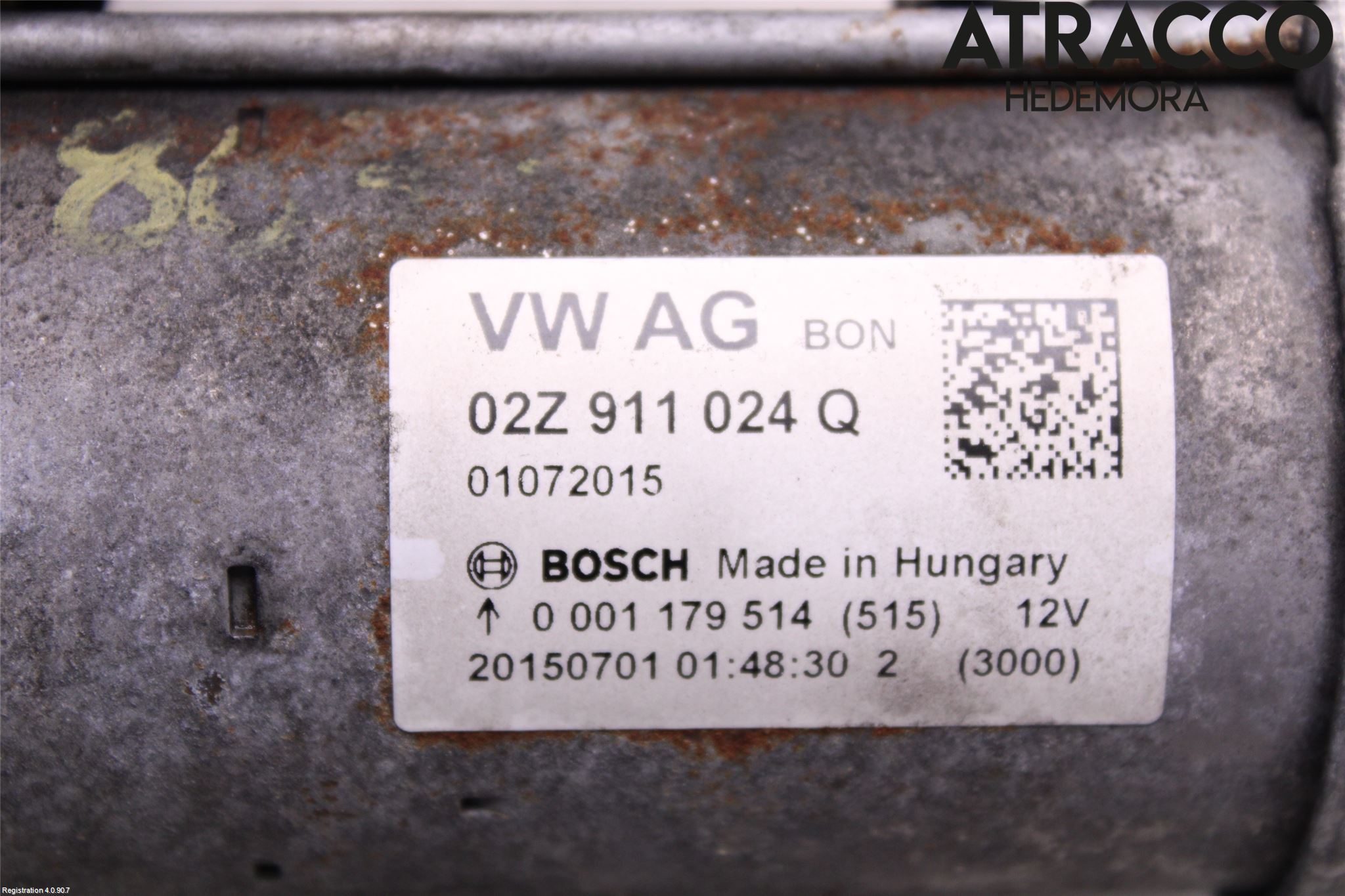 Volkswagen VW GOLF SPORTSVAN 15-20 Startmotor