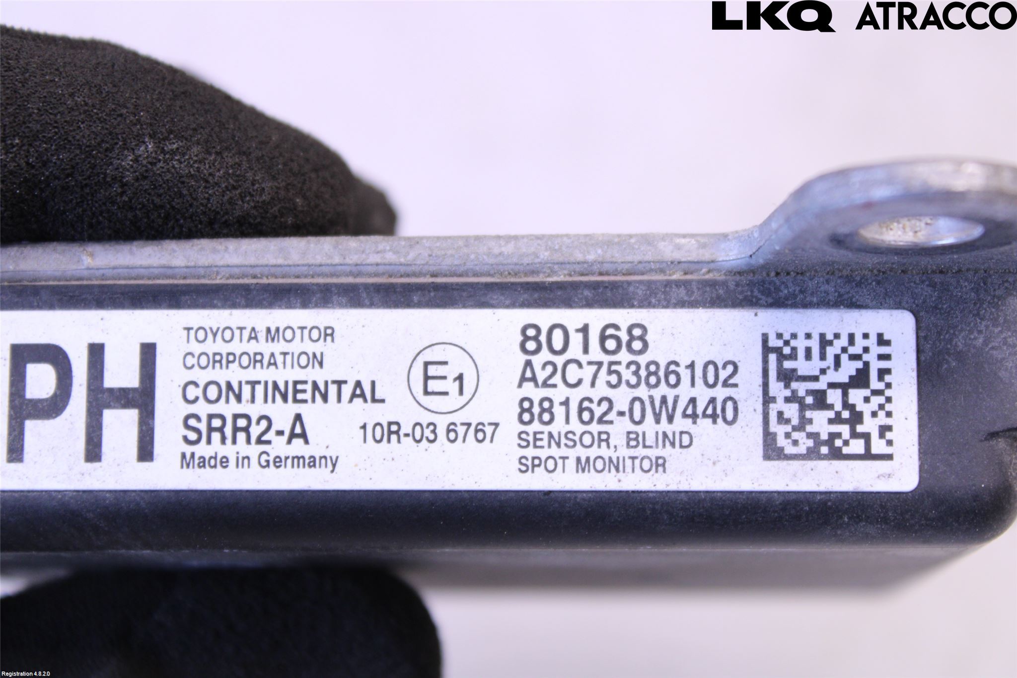 Toyota PRIUS (ZVW50) 16-21 Sensor Kollisjonsbeskyttelse