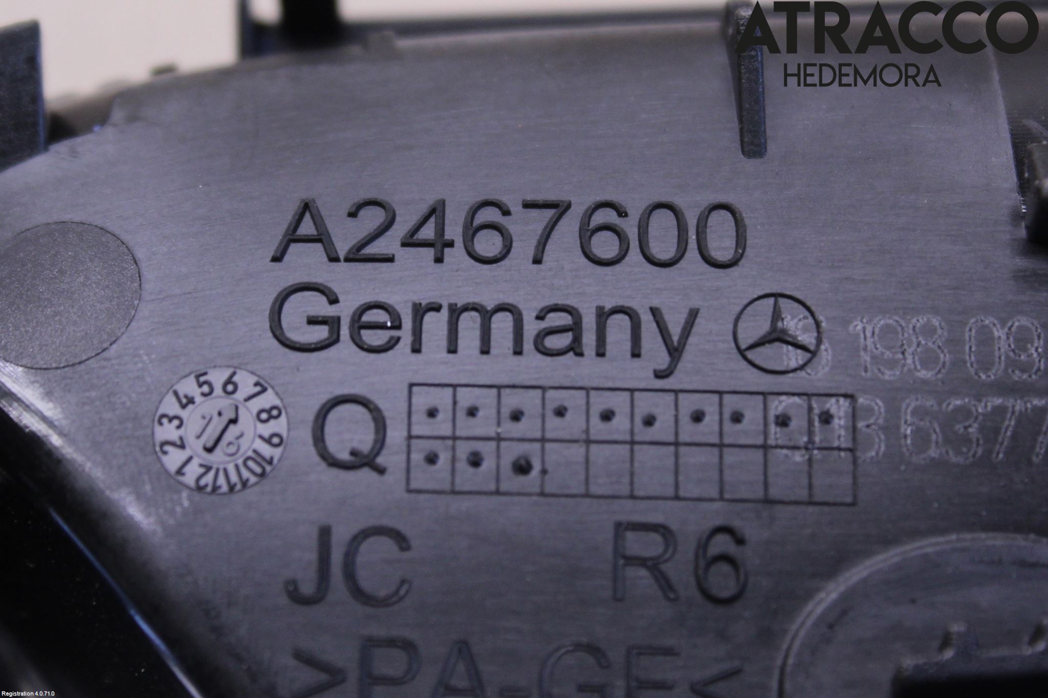 Mercedes-Benz MB A-KLASS (W176) 13-18 Innr Dørhandtak H Indre