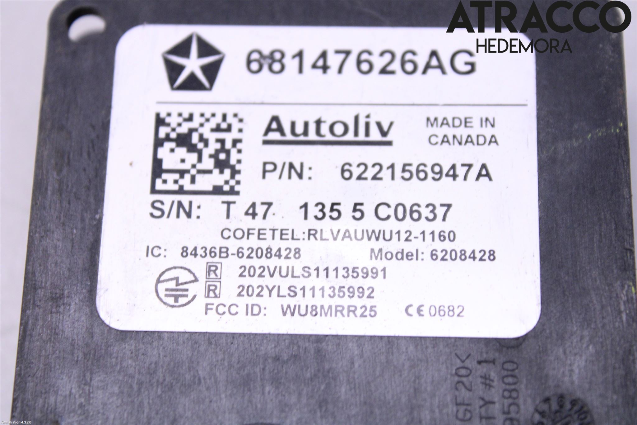 Jeep COMPASS Sensor Kollisjonsbeskyttelse