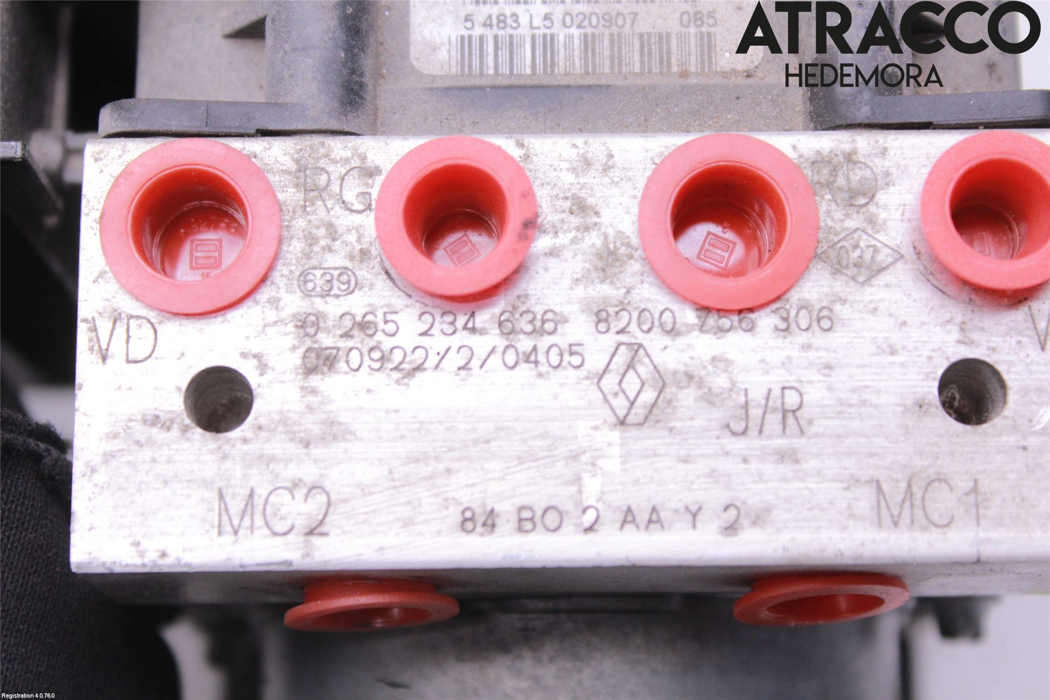 Renault SCÉNIC/GRAND 07-09 Abs Hydraulikkaggregat