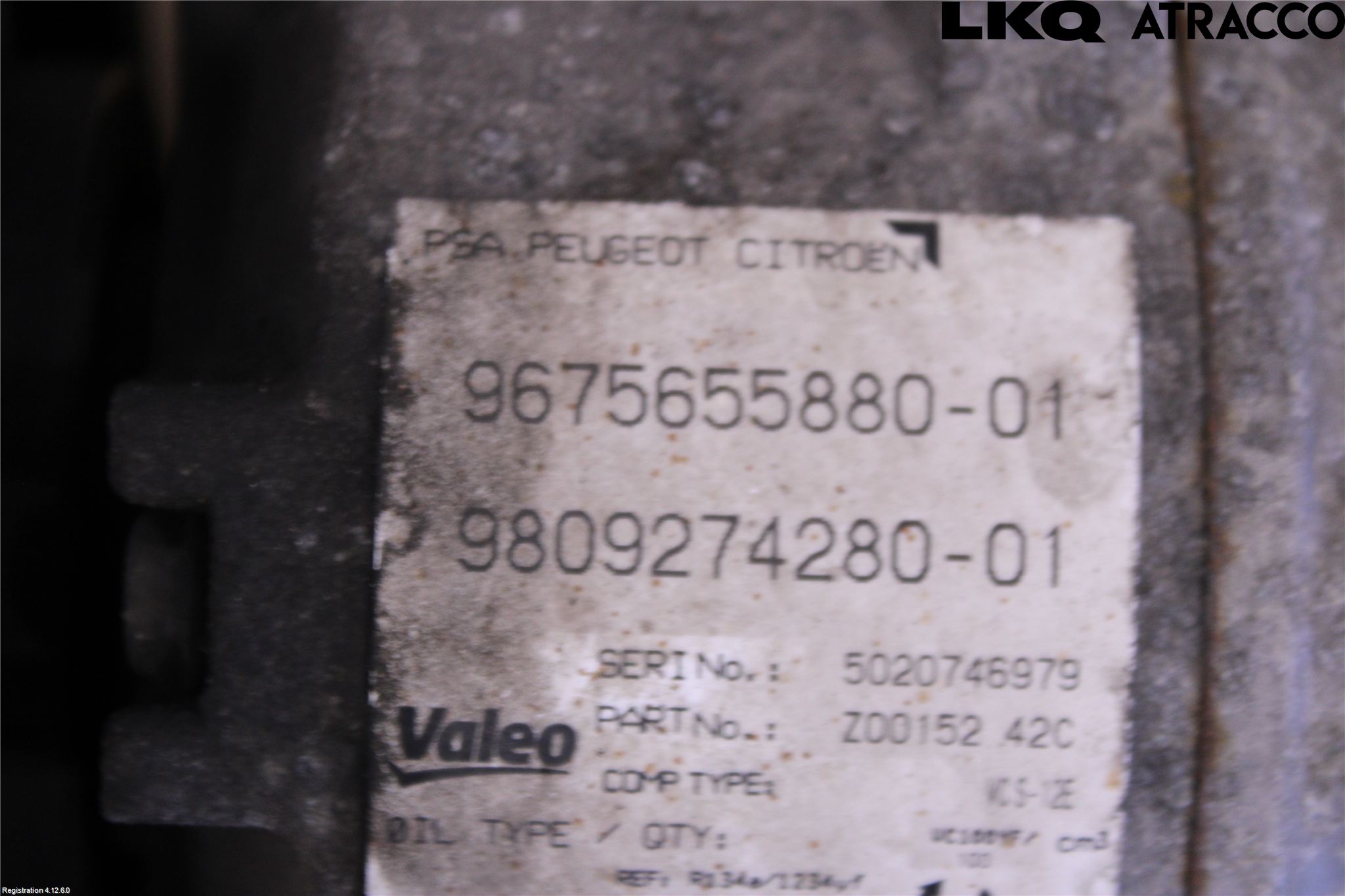 Peugeot 308 14-21 Varme Ac Kompressor