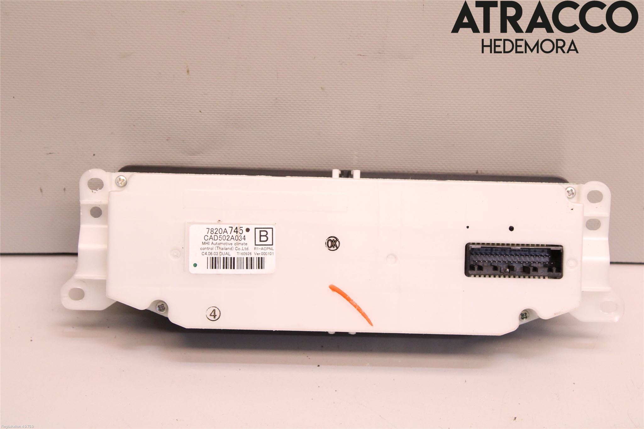 Fiat FULLBACK 16-19 Varme Ac Betjening-Display