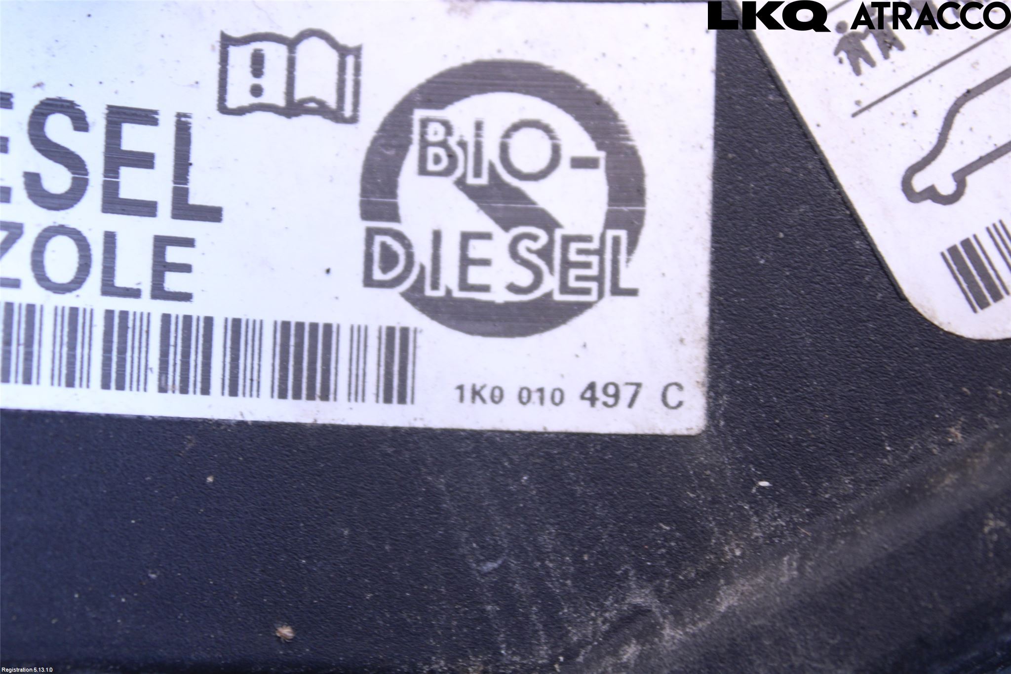 Volkswagen VW GOLF / E-GOLF VII 13-20 Drivstoff Tankluke