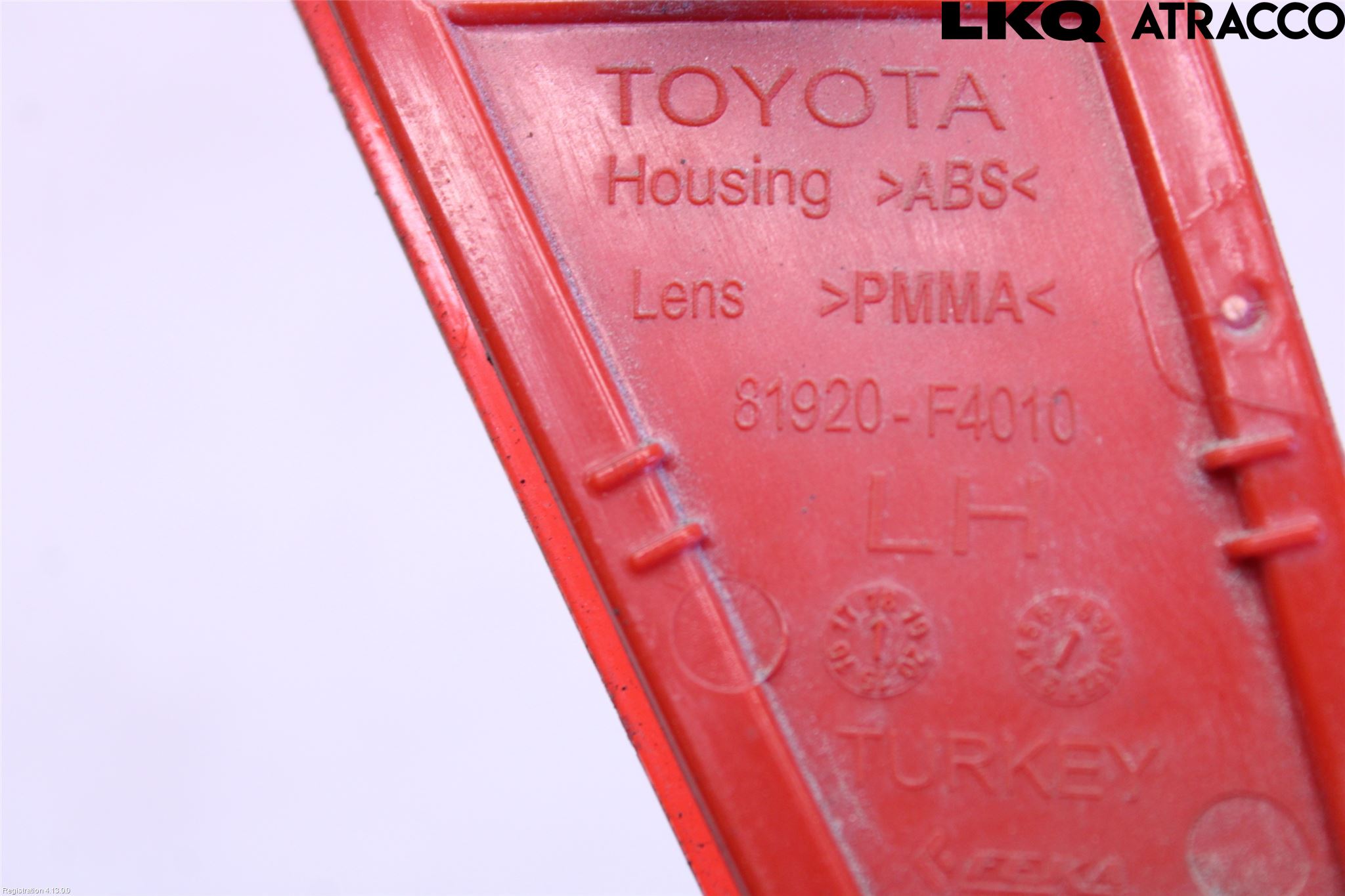 Toyota C-HR 16-23 Refleks Bak