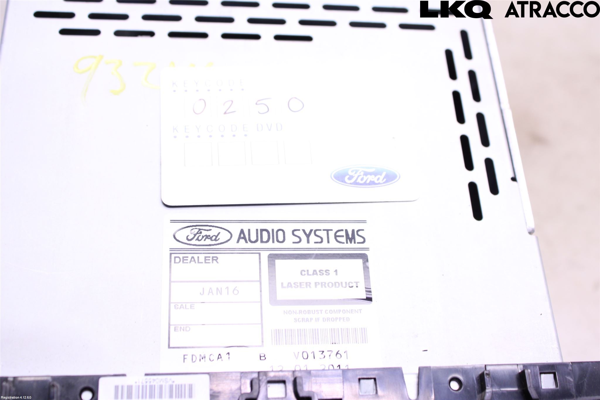 Ford S-MAX 06-15 Stereo Radio Med Cd