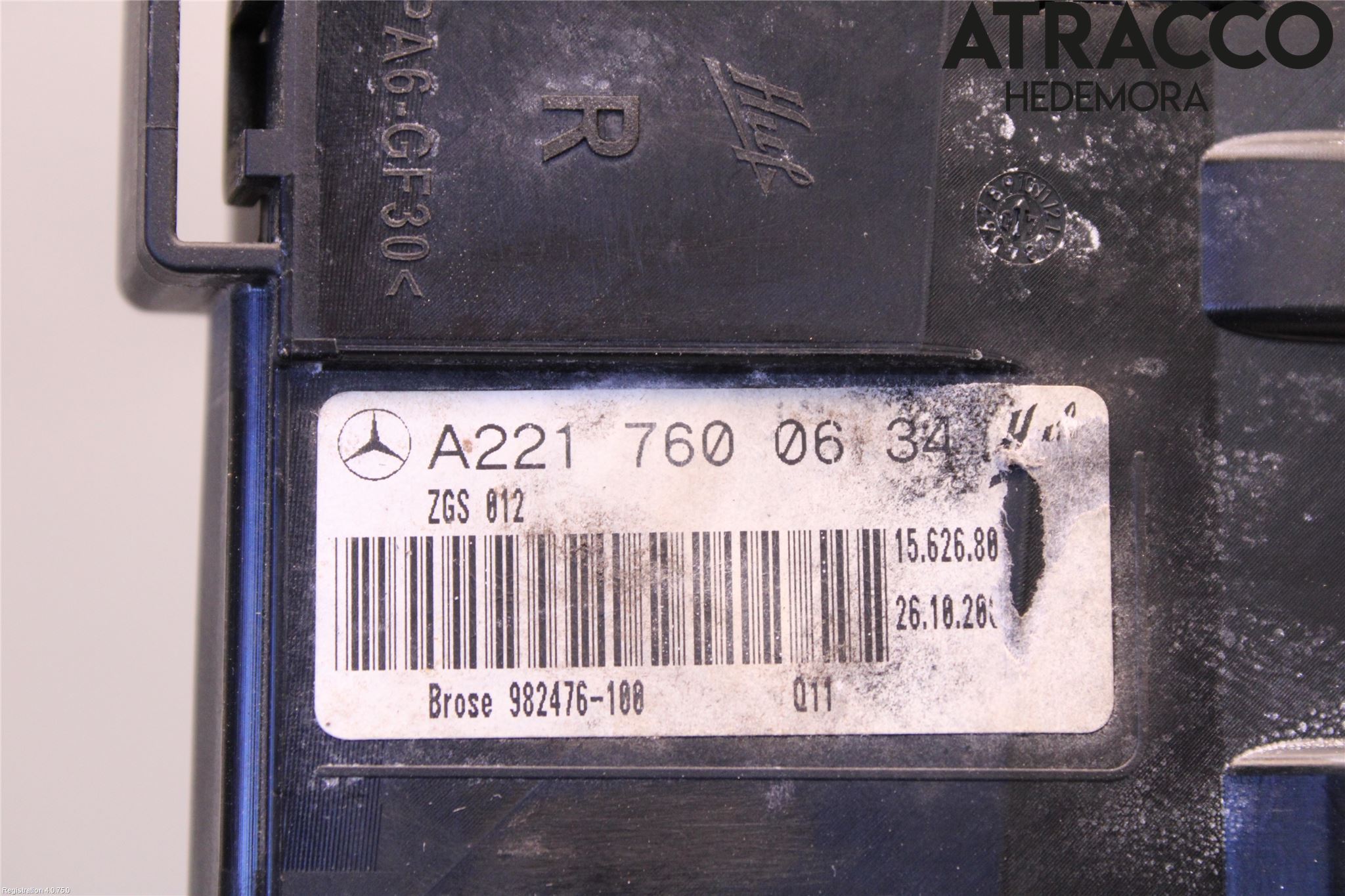 Mercedes-Benz MB S-KLASS (W221) 05-13 Dørhandtak Ytre Høyre