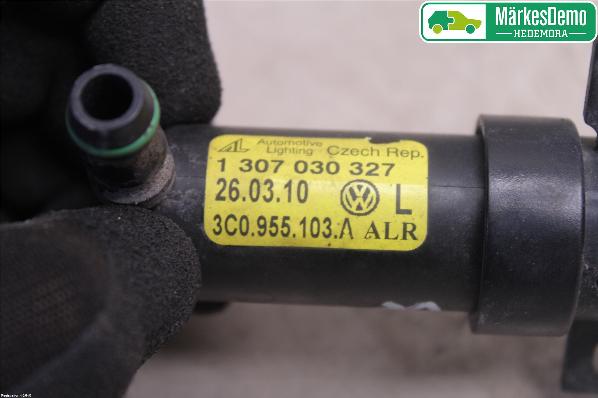 Volkswagen VW PASSAT 05-11 Spylerdyse Frontlykter