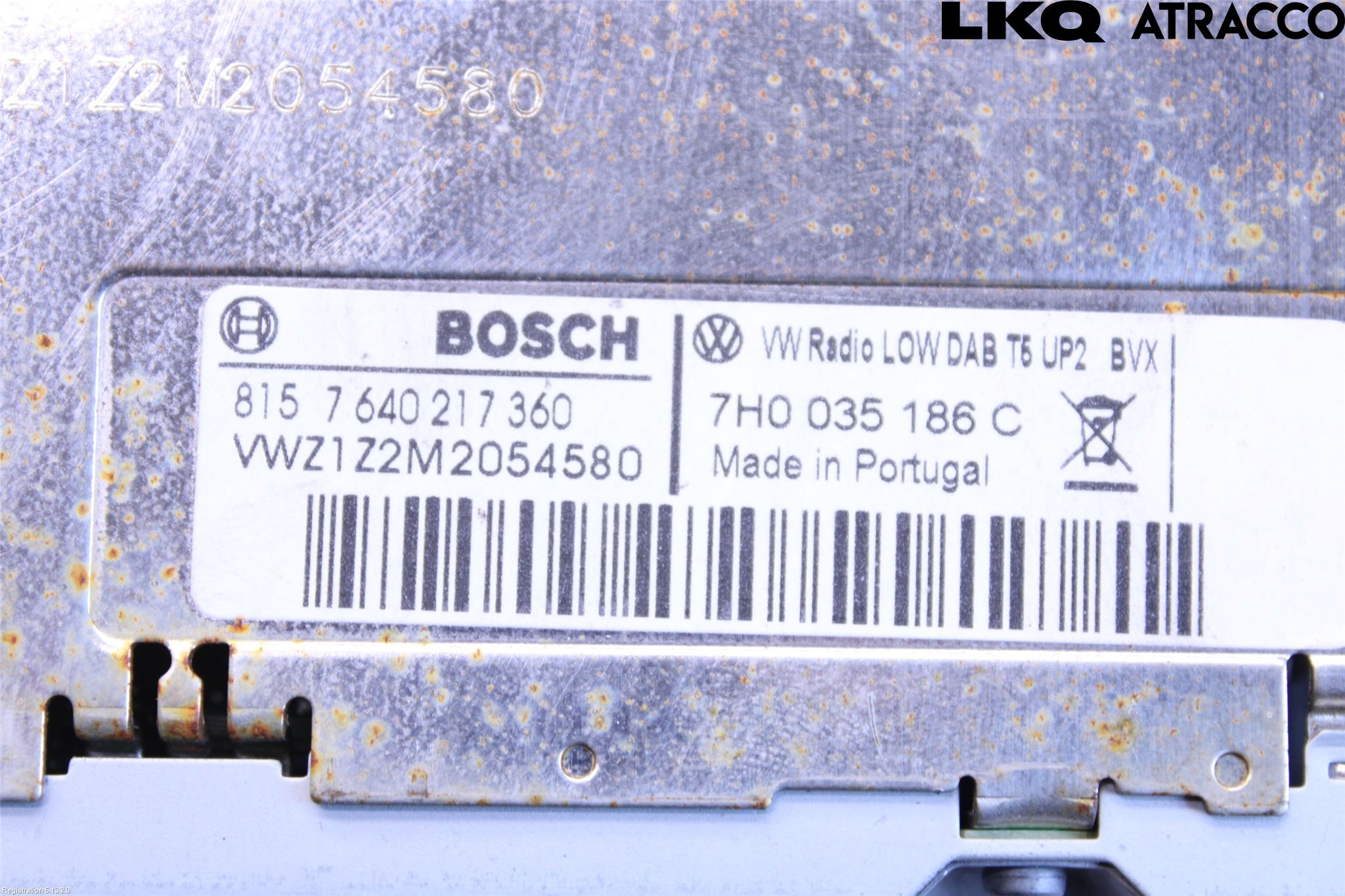 Volkswagen VW TRANSP/CARAVELLE (T5) 04-15 Stereo Radio Med Cd