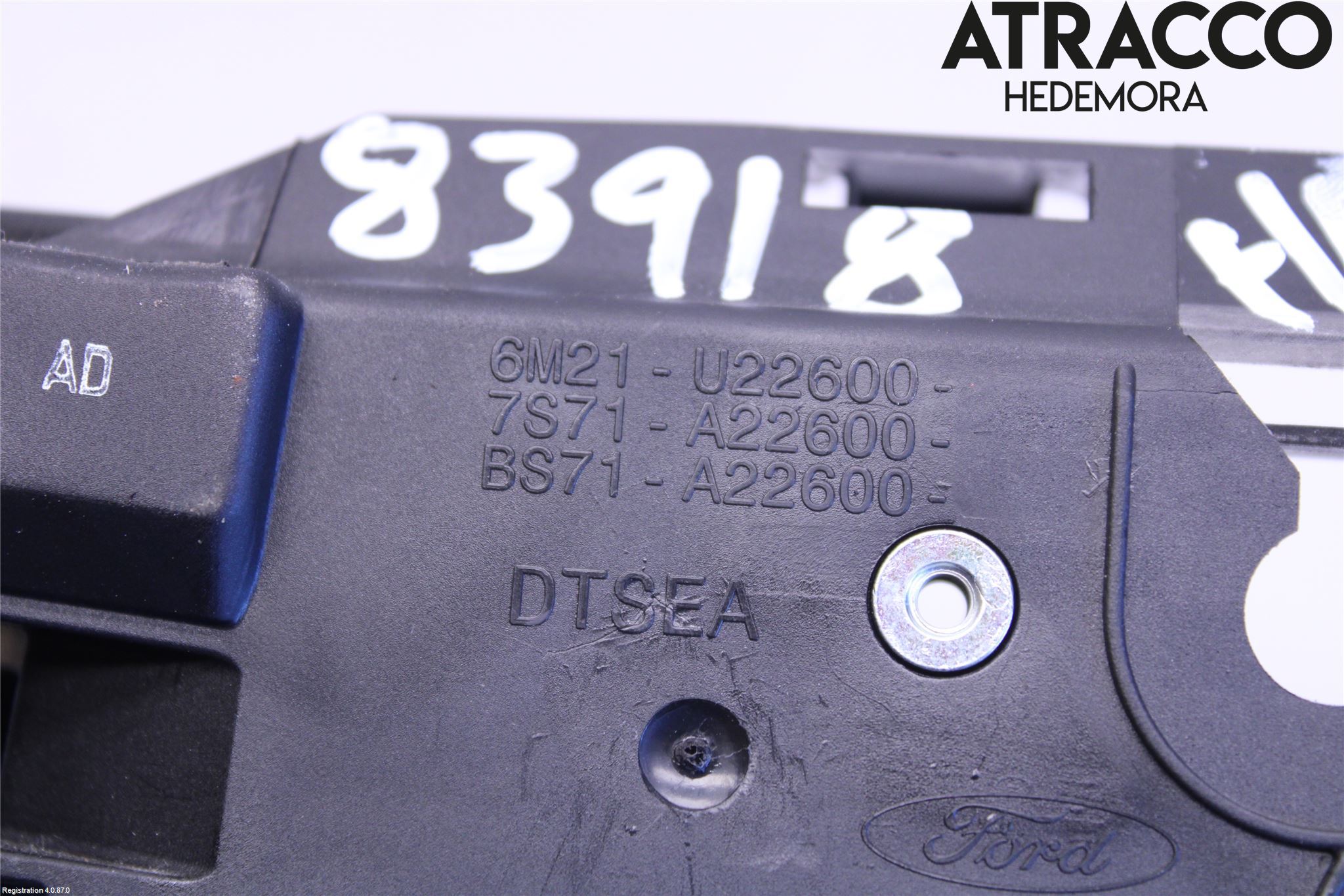 Ford S-MAX 06-15 Innr Dørhandtak H Indre