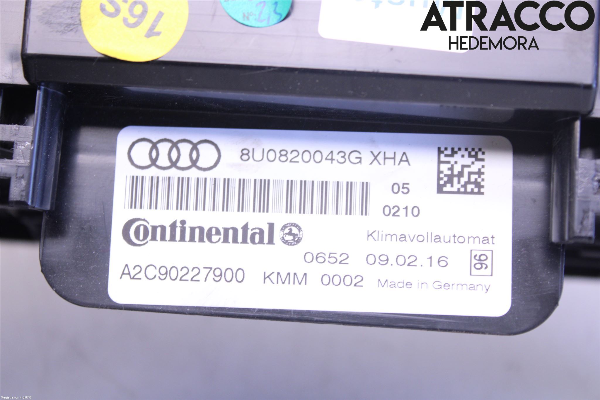 Audi Q3 8U 12-18 Varme Ac Betjening-Display