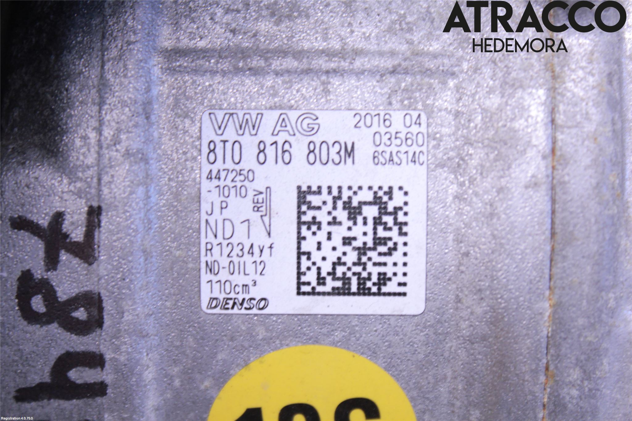 Audi A5 07-16 Varme Ac Kompressor