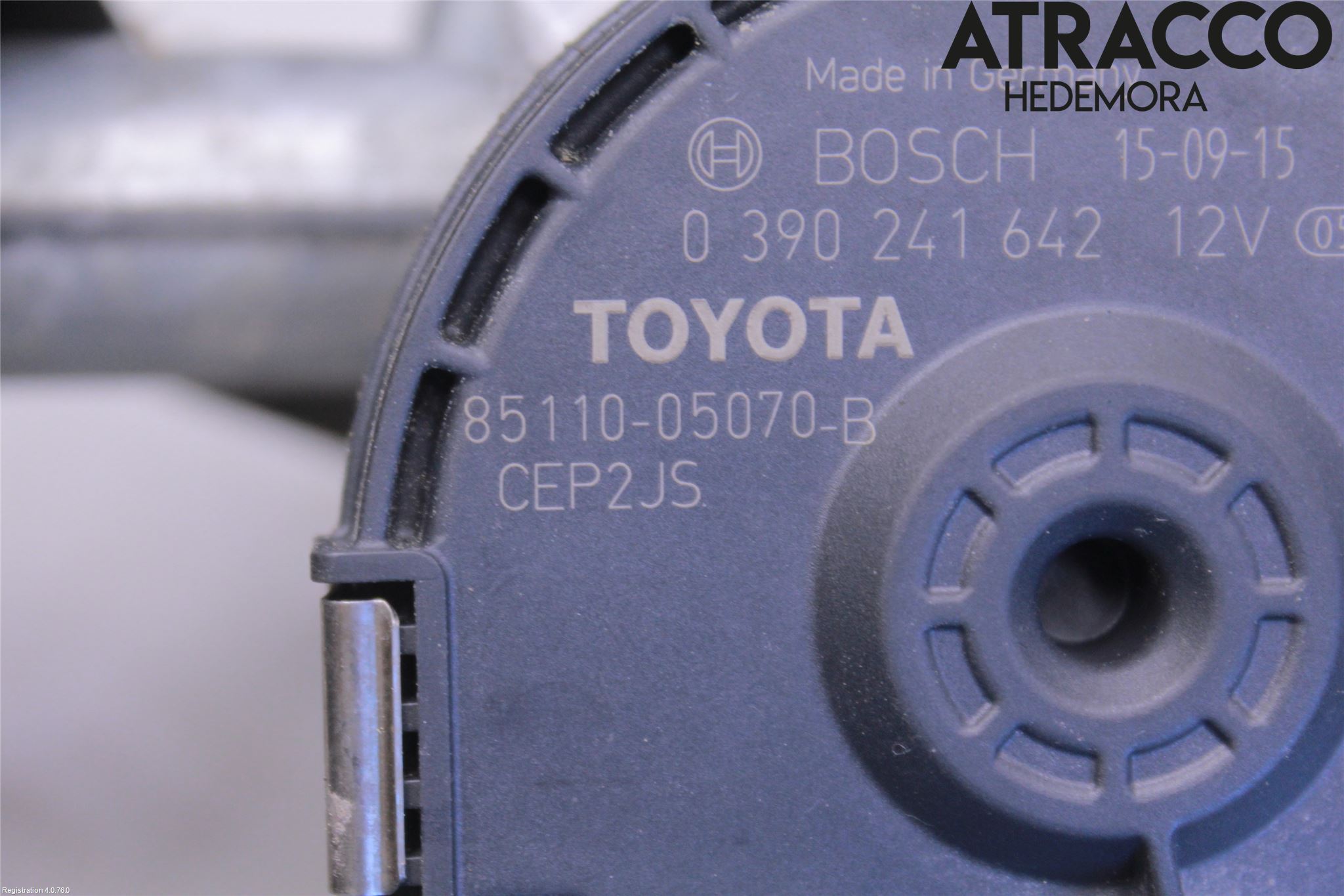 Toyota AVENSIS 16-18 Viskermotor Frontrute