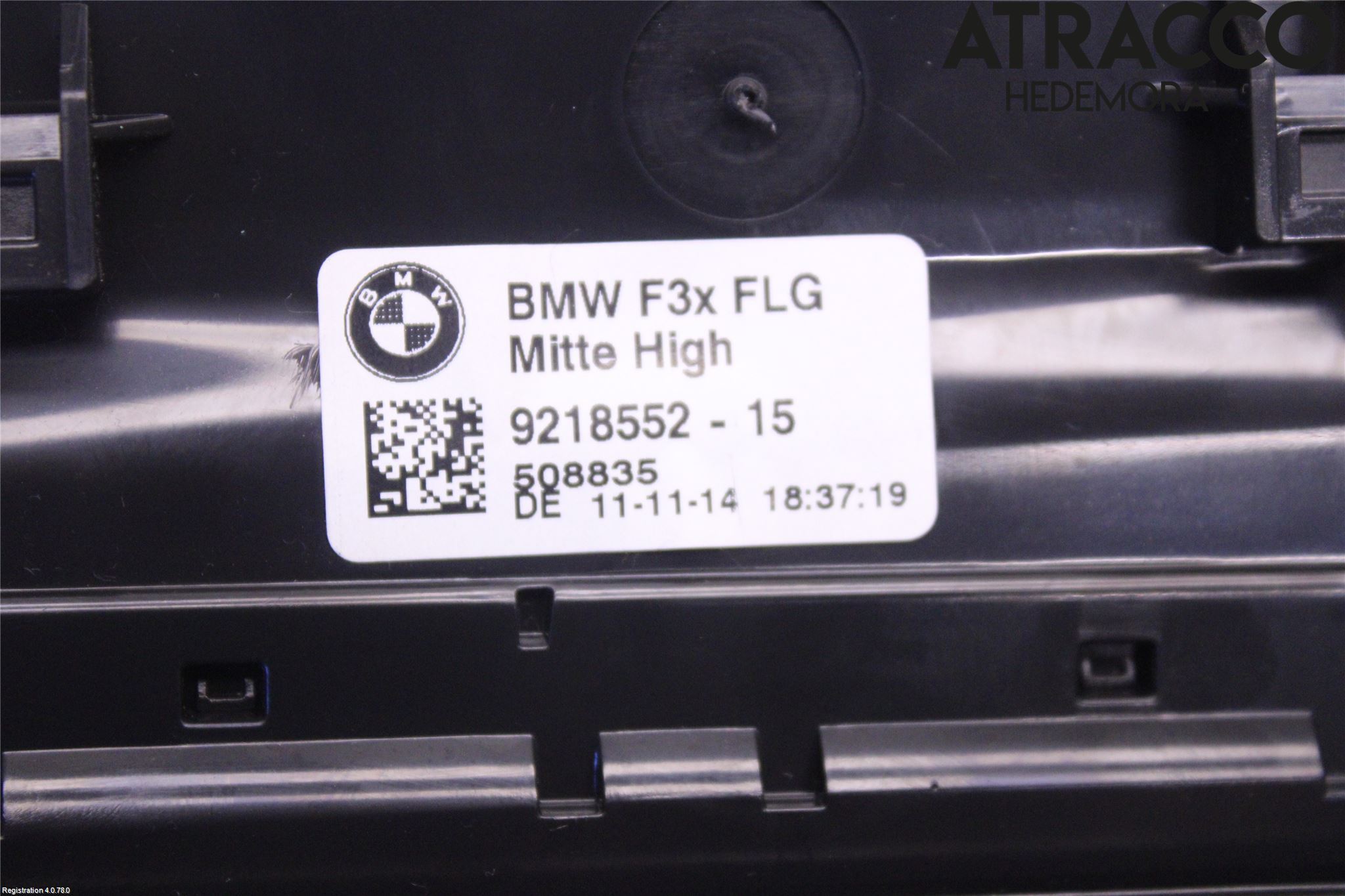 BMW 4 F32/F33/F82/F83 13-20 Dashbord Kanal - Dyse