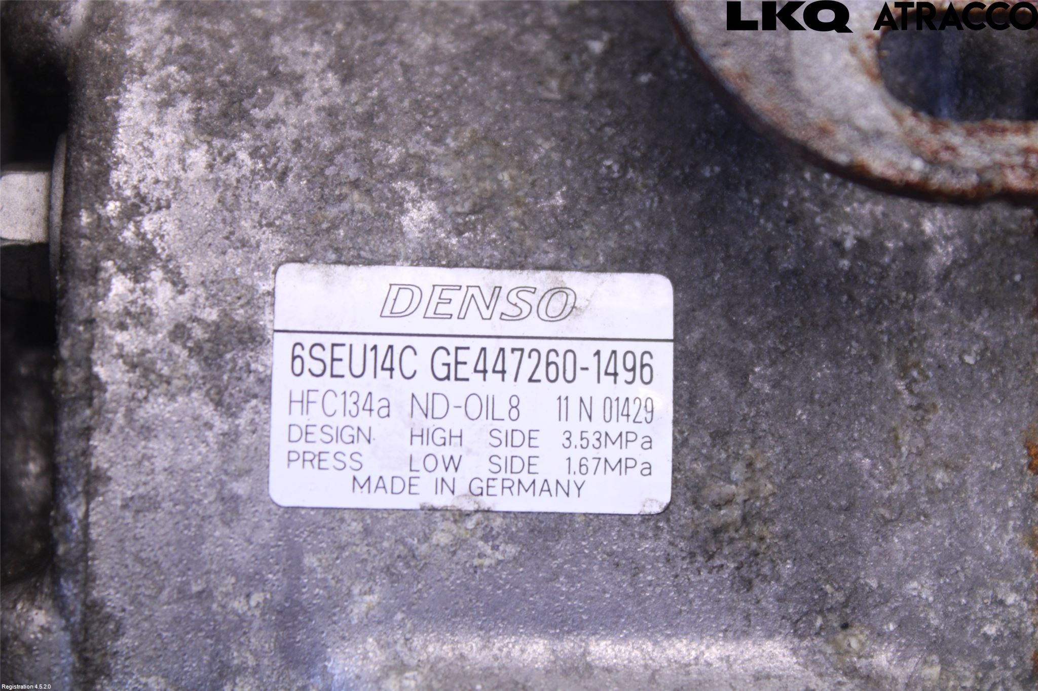 Toyota AVENSIS 09-15 Varme Ac Kompressor