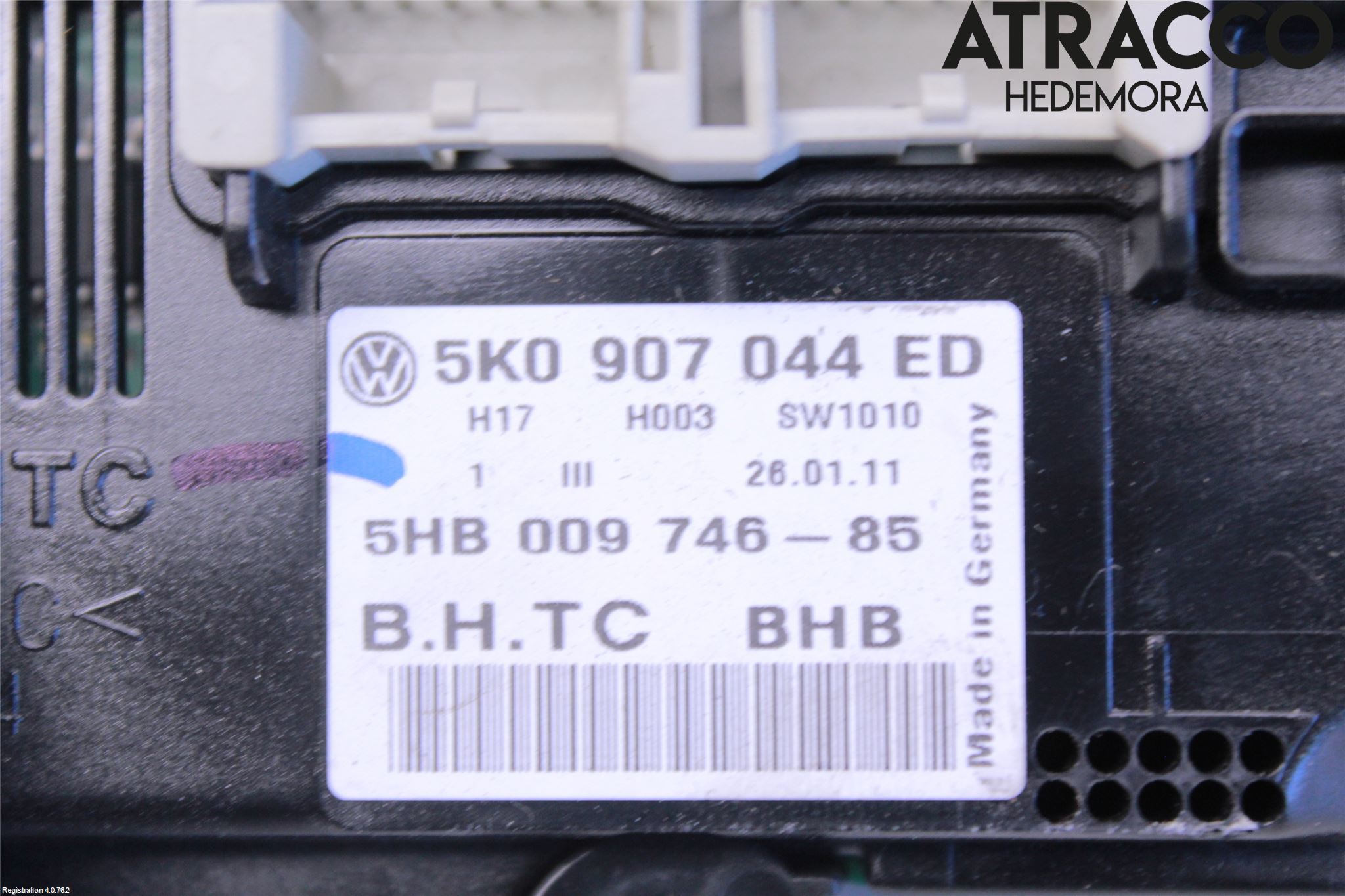 Volkswagen VW PASSAT 11-14 Varme Ac Betjening-Display