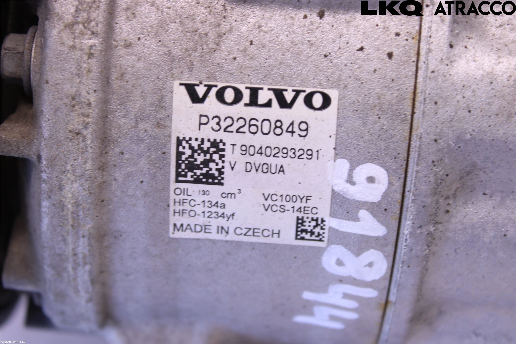 Volvo XC60 18- Varme Ac Kompressor