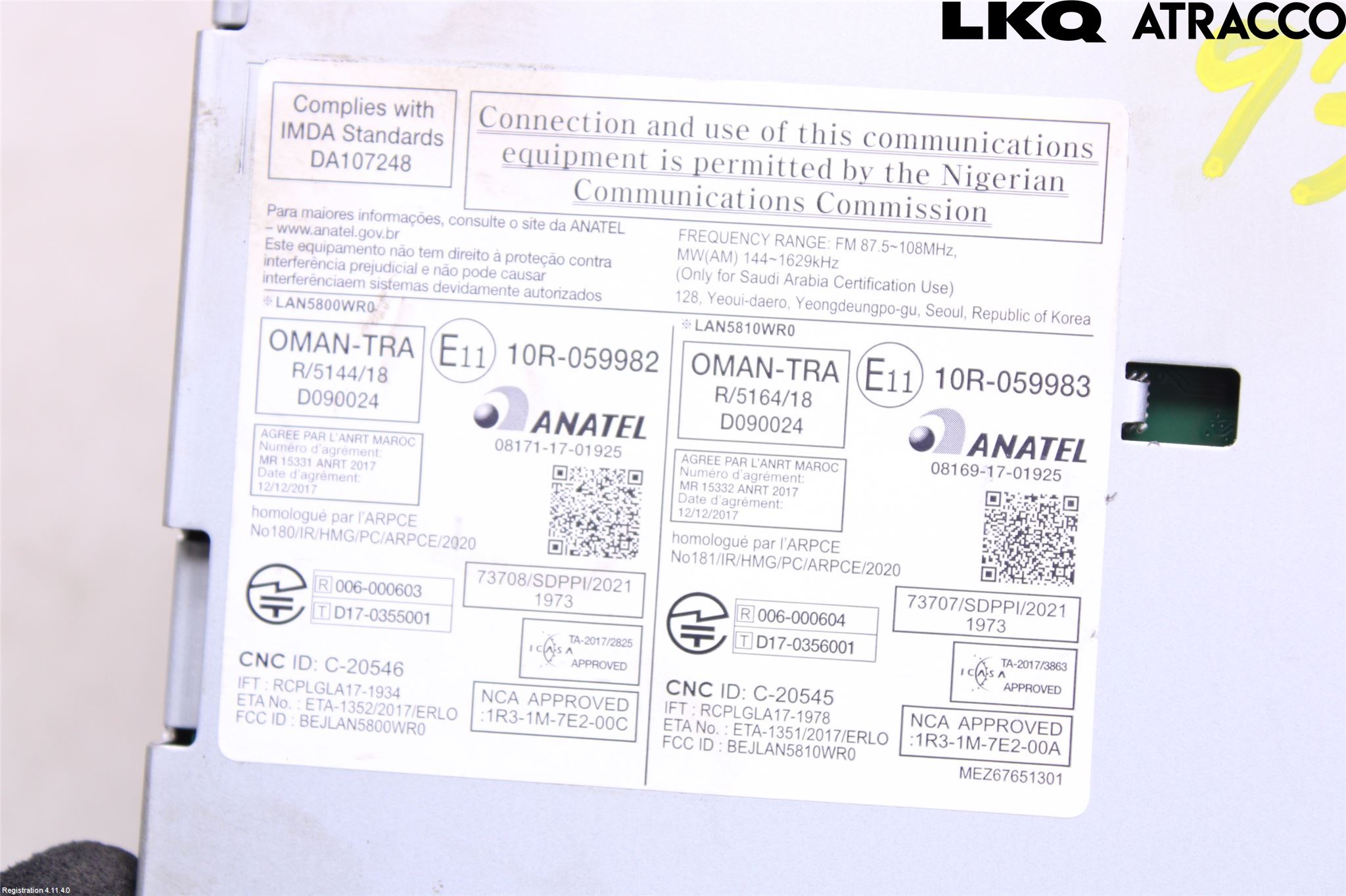 Nissan NV300 16-22 Stereo Radio Med Cd