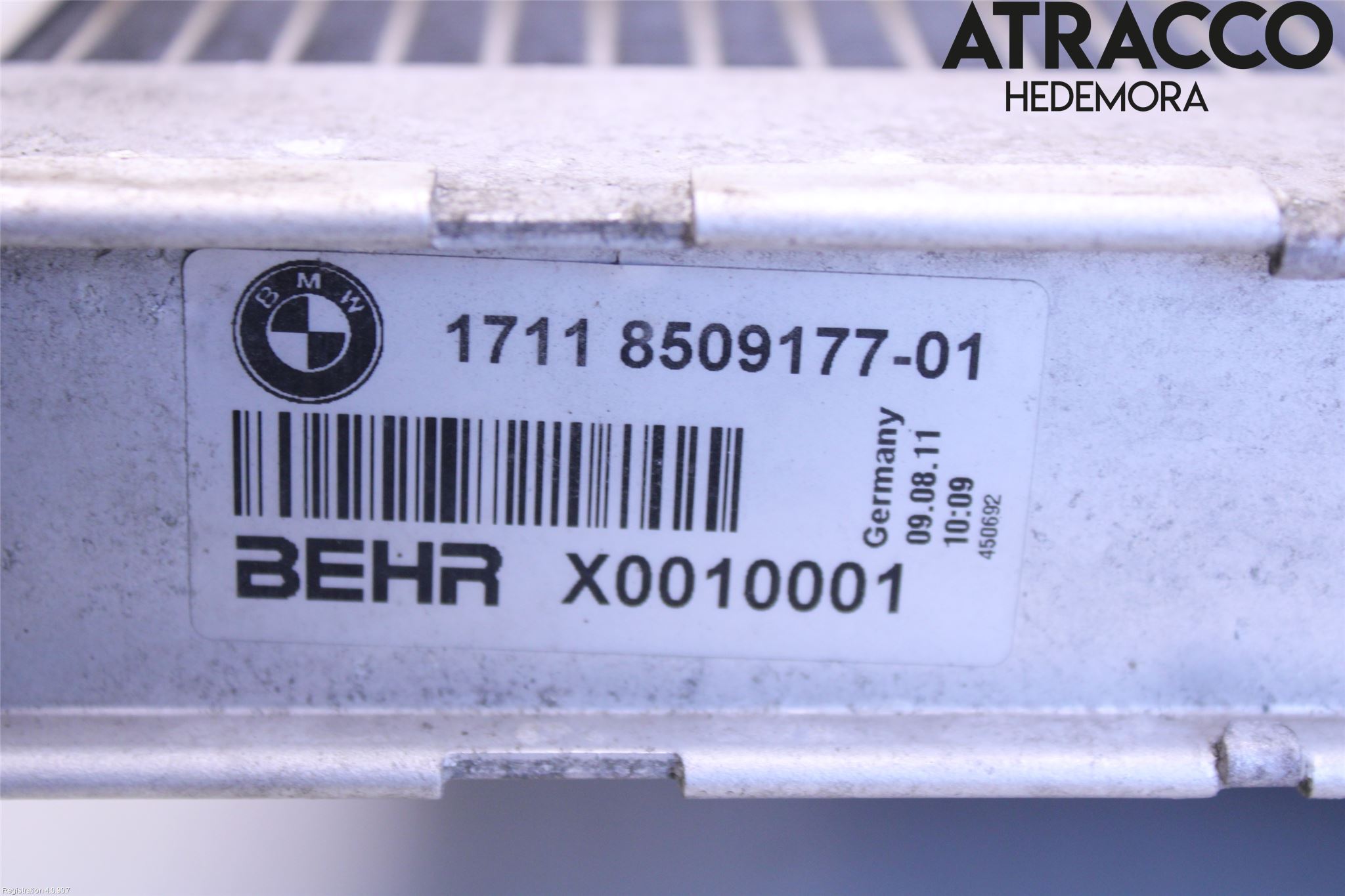 BMW 5 F10/F11/F18 09-17 Radiator Manuell