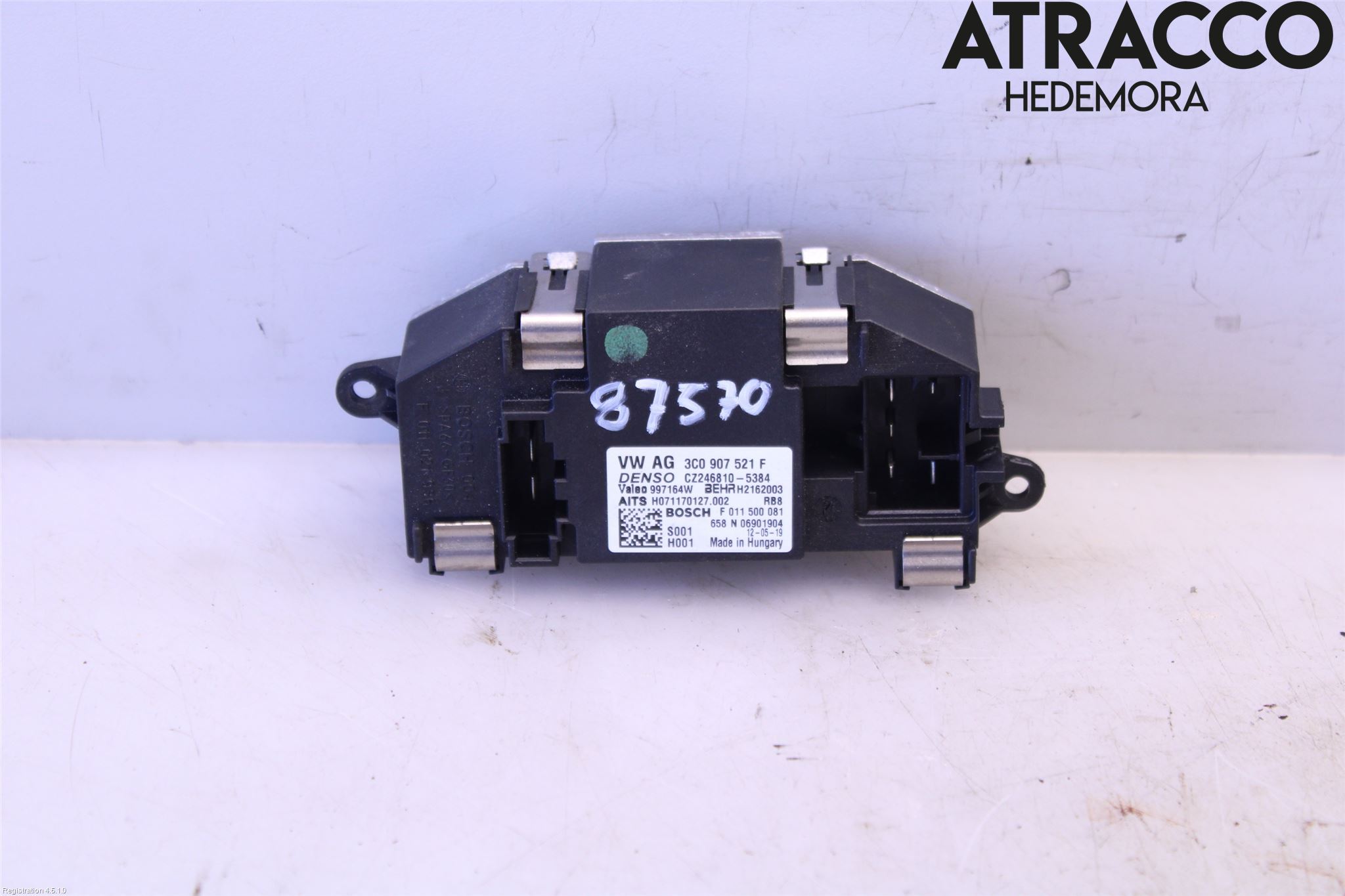 Skoda OCTAVIA (1Z) 05-13 Varmeapparat Viftemotstand