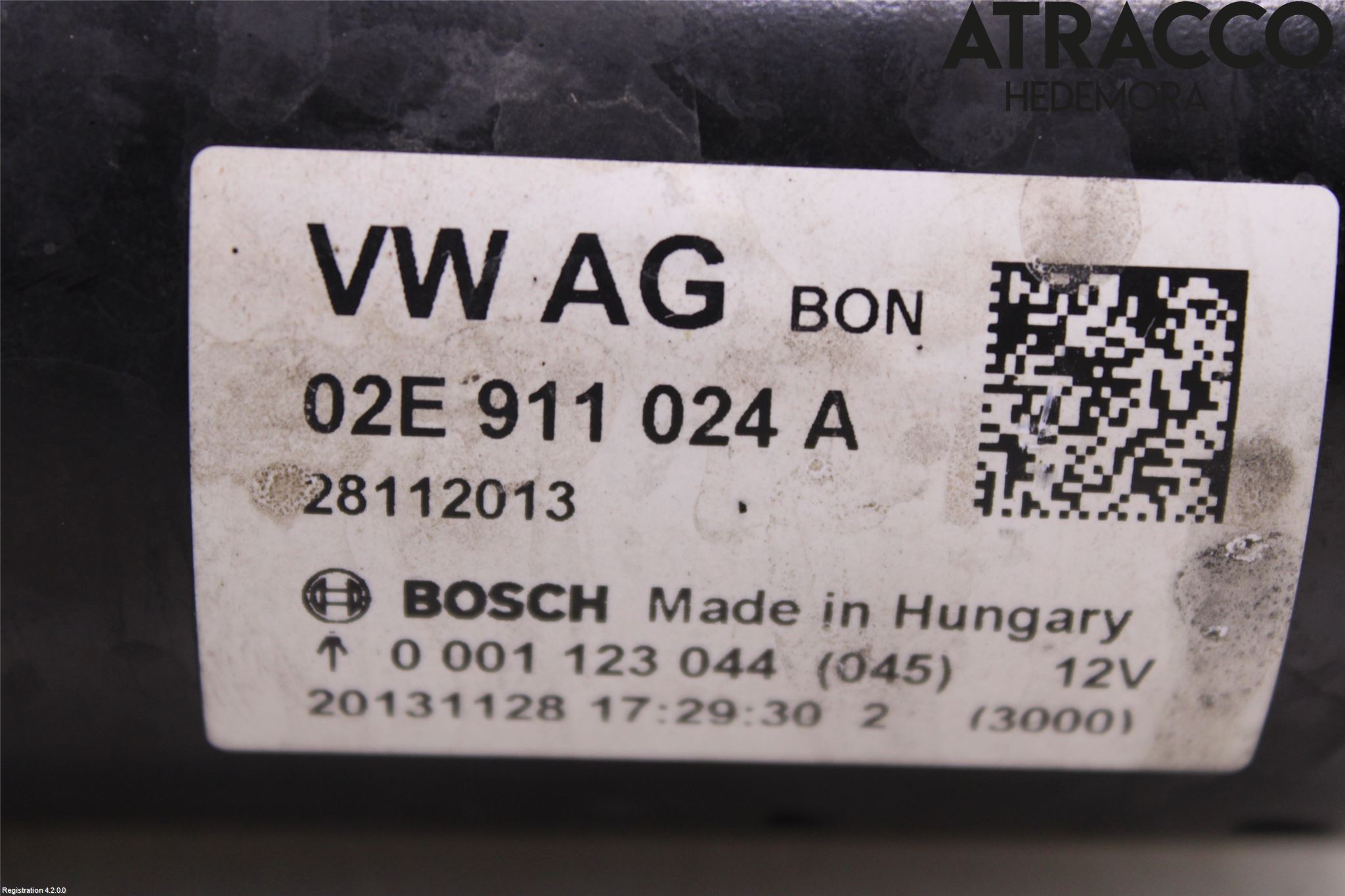 Volkswagen VW CADDY 11-15 Startmotor Diesel