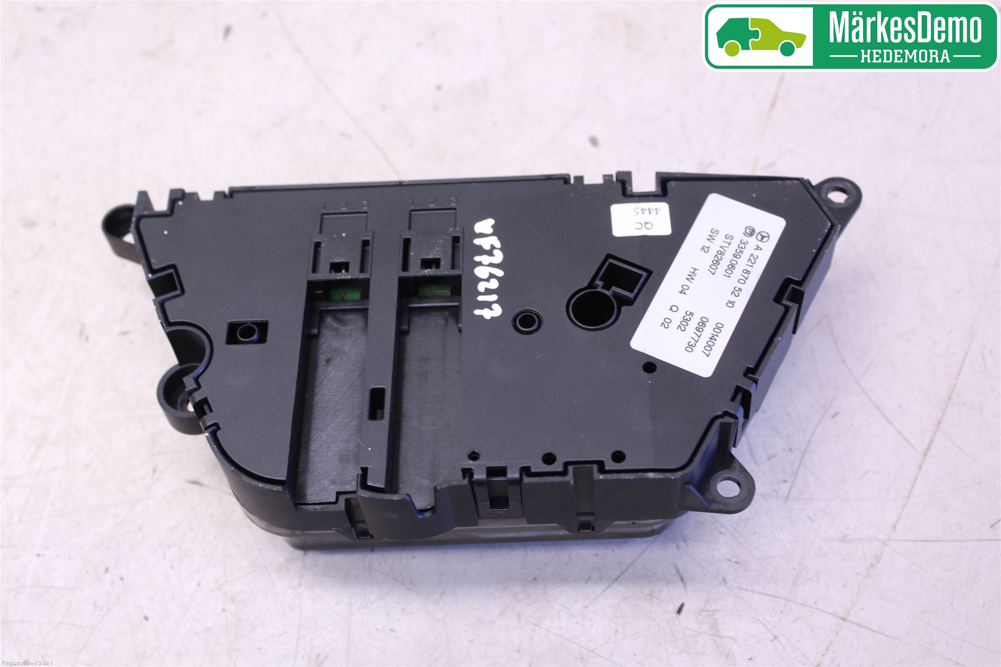 Mercedes-Benz MB S-KLASS (W221) 05-13 Bryter Sete Regulering