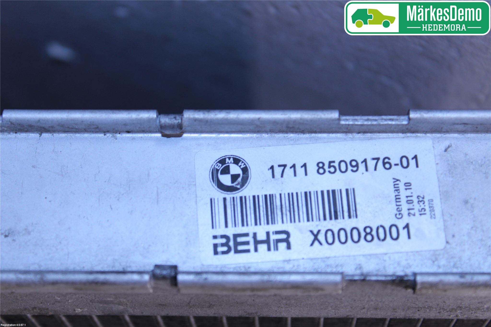 BMW 5 F10/F11/F18 09-17 Radiator Automat
