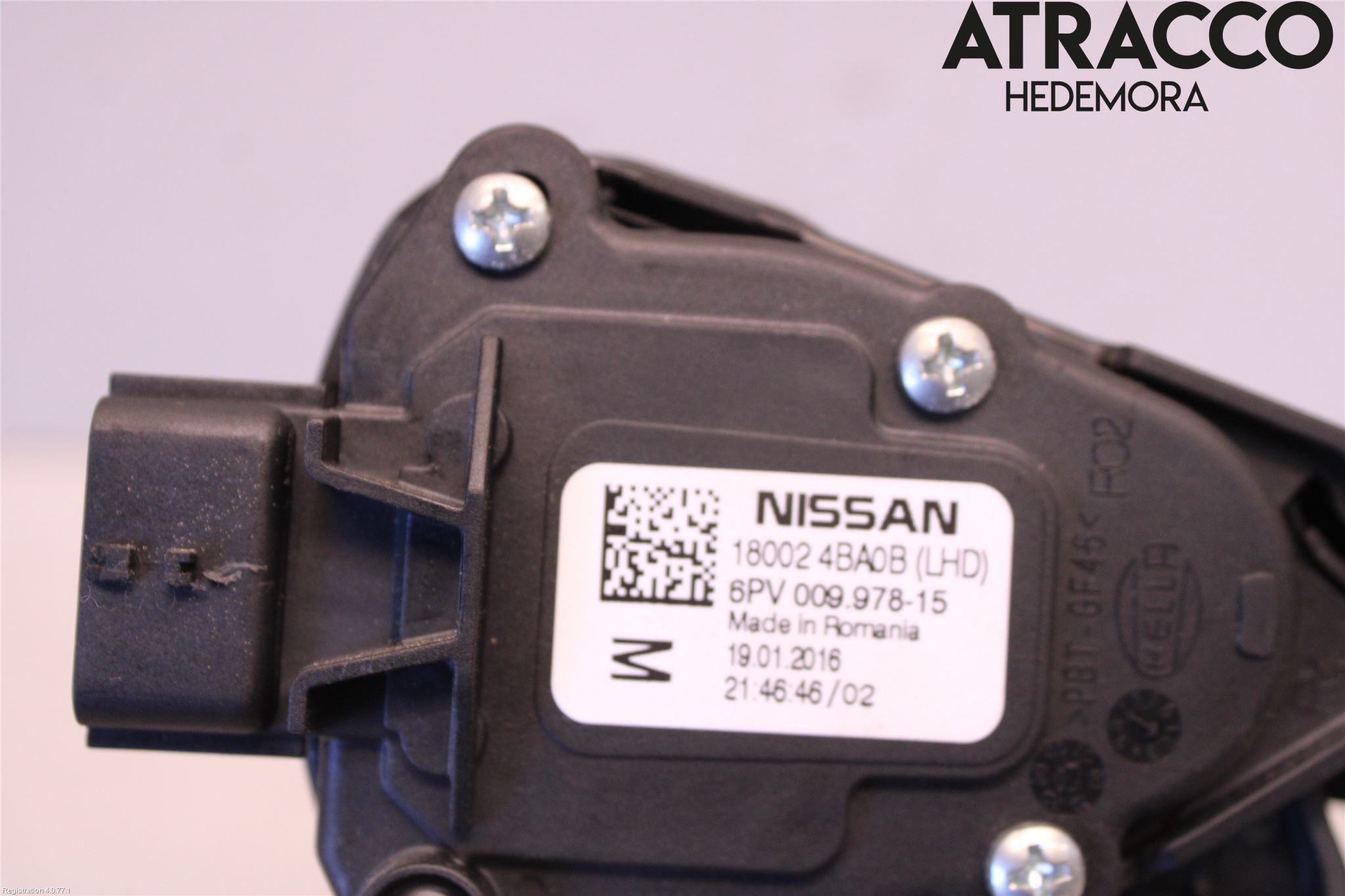 Nissan QASHQAI 14-17 Gasspedal