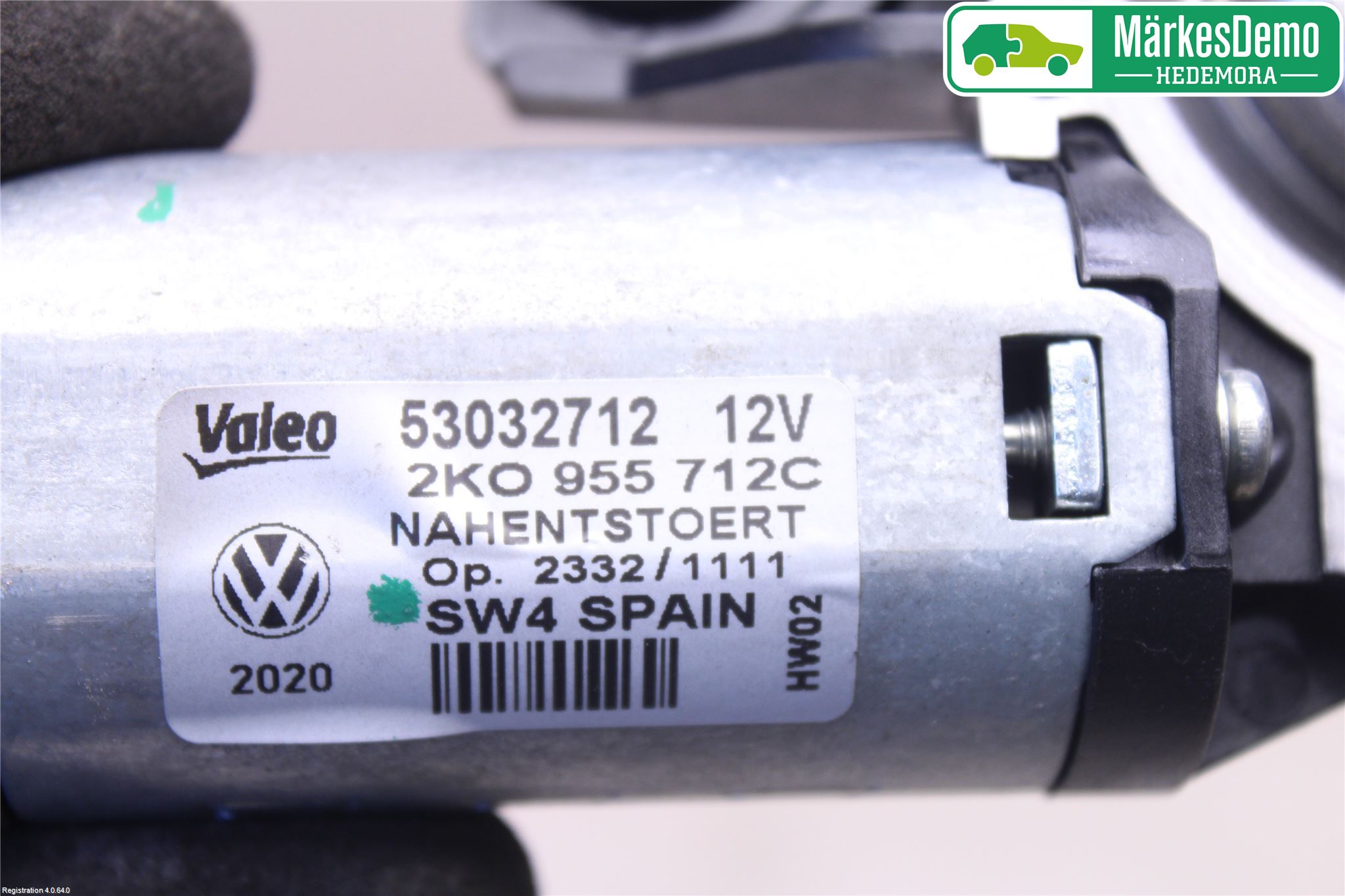 Volkswagen VW CADDY      04-10 Viskermotor Bakluke